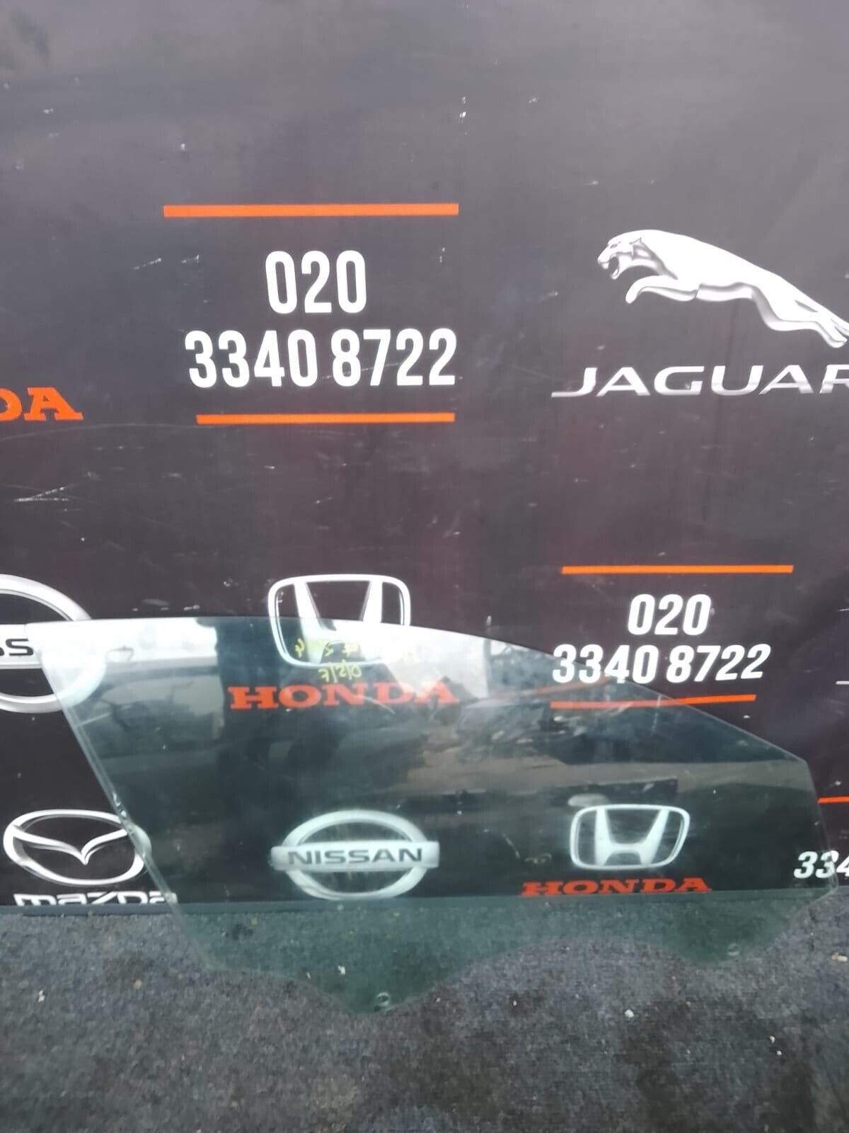 Audi A4 8K B8 Front O/S/F Door Window Glass 8K0845201C