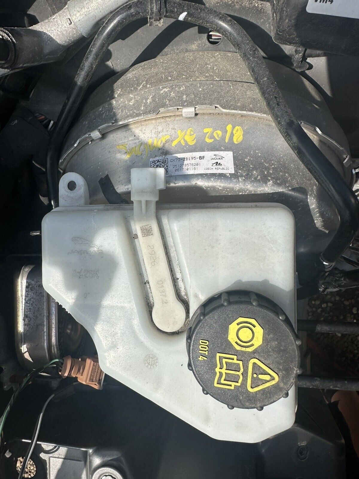 JAGUAR XE BRAKE MASTER CYLINDER GX73-2B195-BF MK1 2015 - 2023