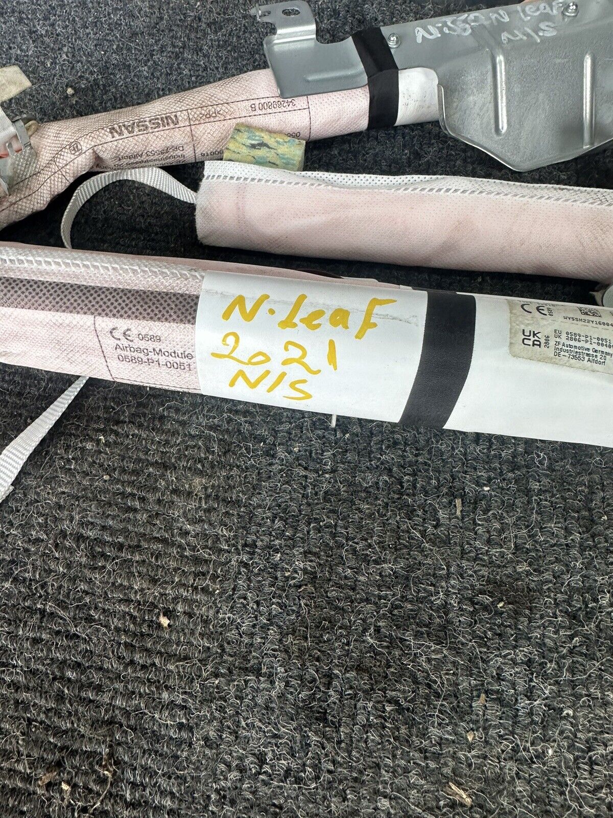 2017-2023 NISSAN LEAF MK2 CURTAIN ROOF AIR BAG LEFT SIDE