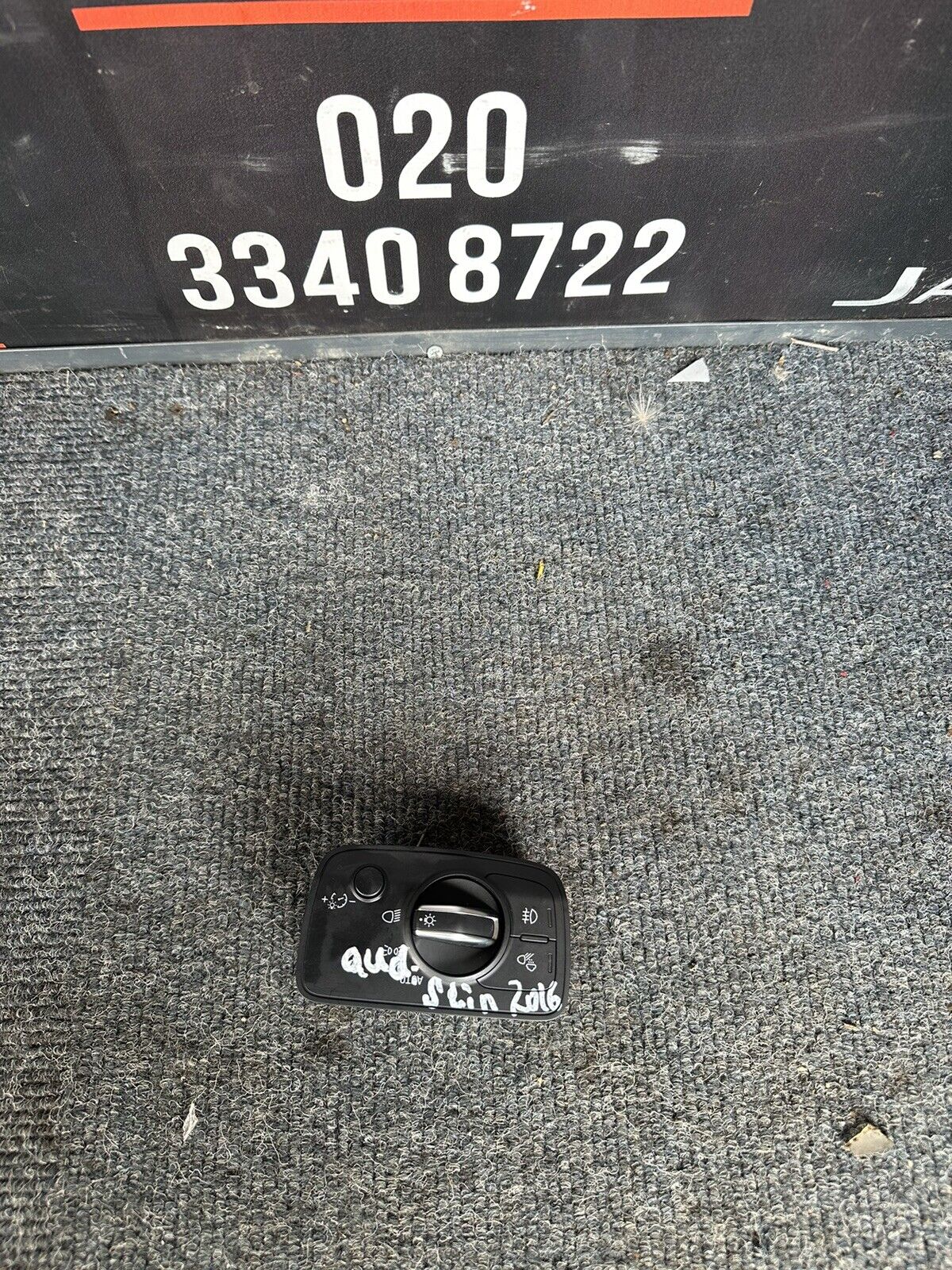 AUDI A3 8V MK3 2012-2016 HEADLIGHT FOG LIGHT CONTROL SWITCH