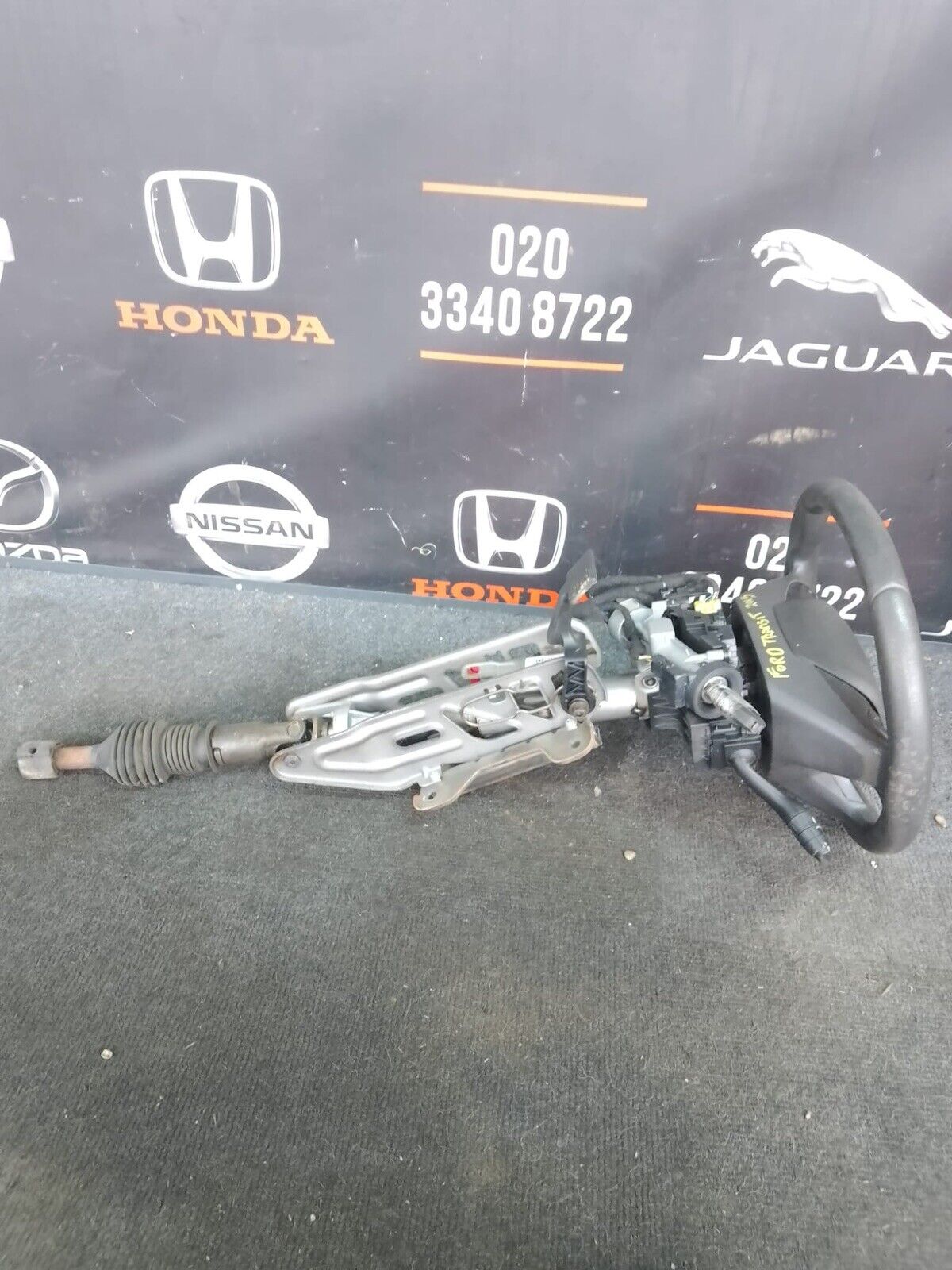 Mk8 Ford Transit Steering Column With Wheel, Stalks, Squib, Barrel