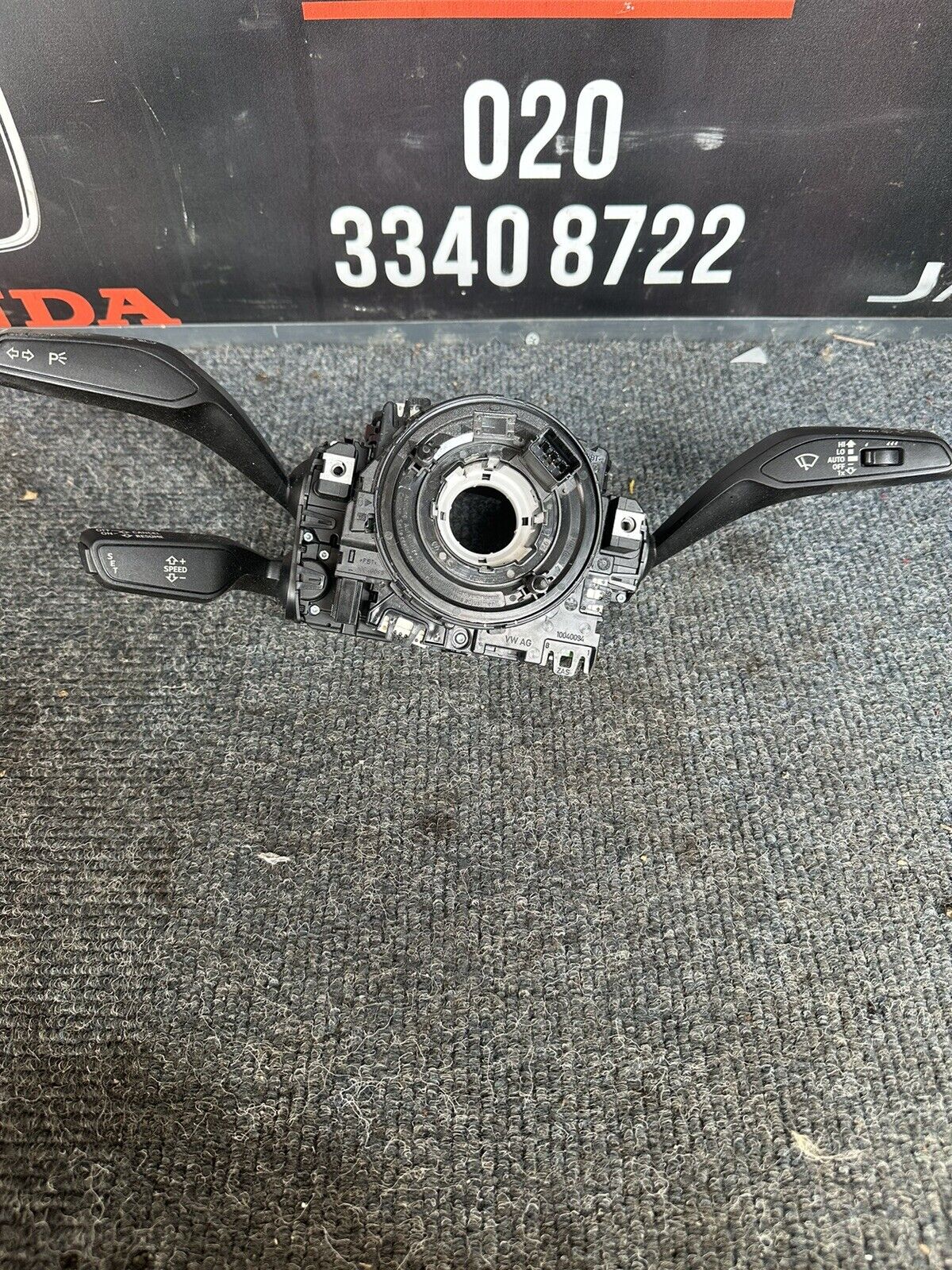 2015 AUDI A3 S-LINE 8V TFSI MK3 5DRS WIPER INDICATOR STALKS+SQUIB RING