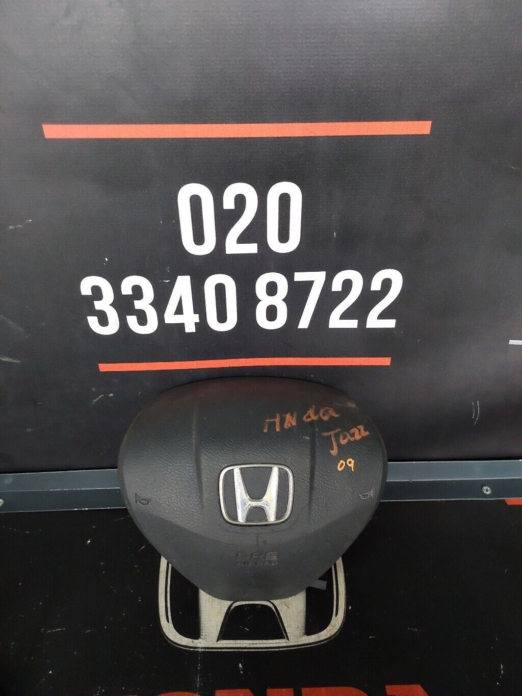 HONDA JAZZ 2009 STEERING WHEEL AIRBAG 77800TF0E82