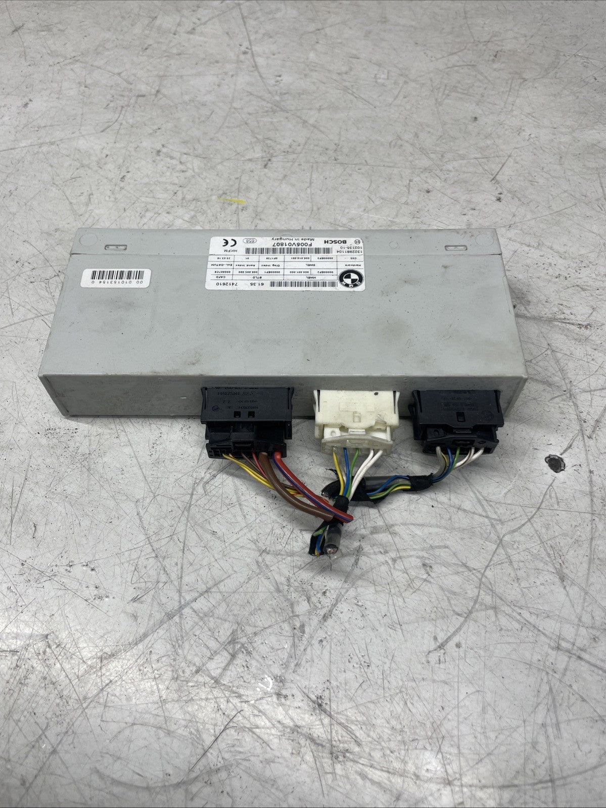 2013 BMW 3 Series Tailgate Control Module F005V01345 102135-10 7412610