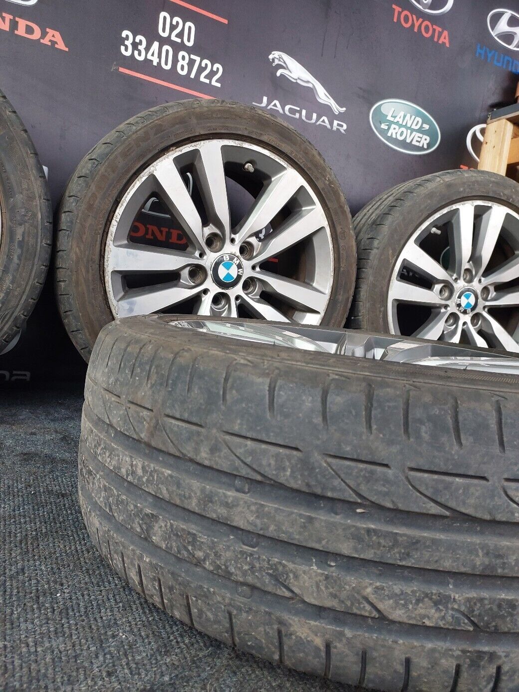 BMW F20 17" 4 SET WHEEL ALLOYS WITH TYRES 2017