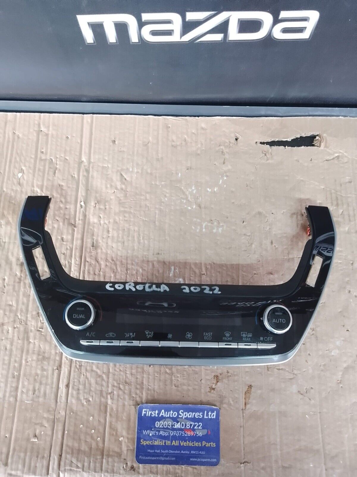 TOYOTA COROLLA Hybrid 2019-2023 heater control