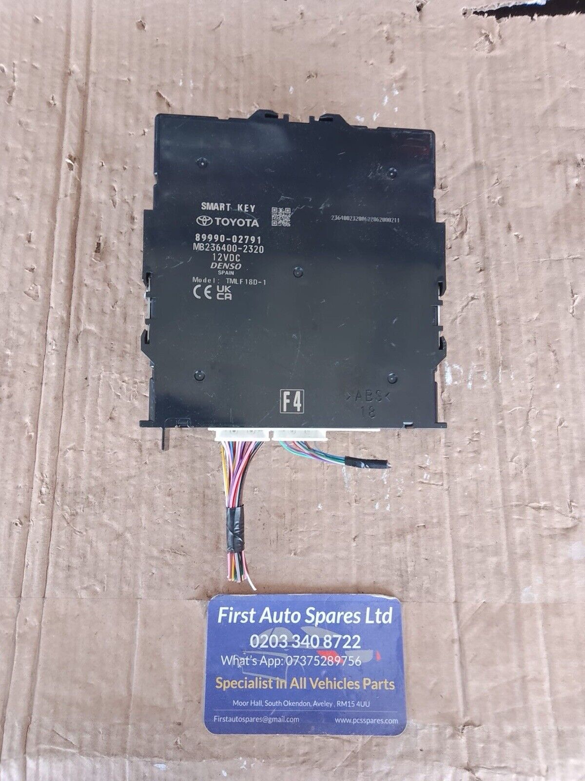 TOYOTA COROLLA MK12 ESTATE 2019-2024 SMART KEY READER 89990-02791