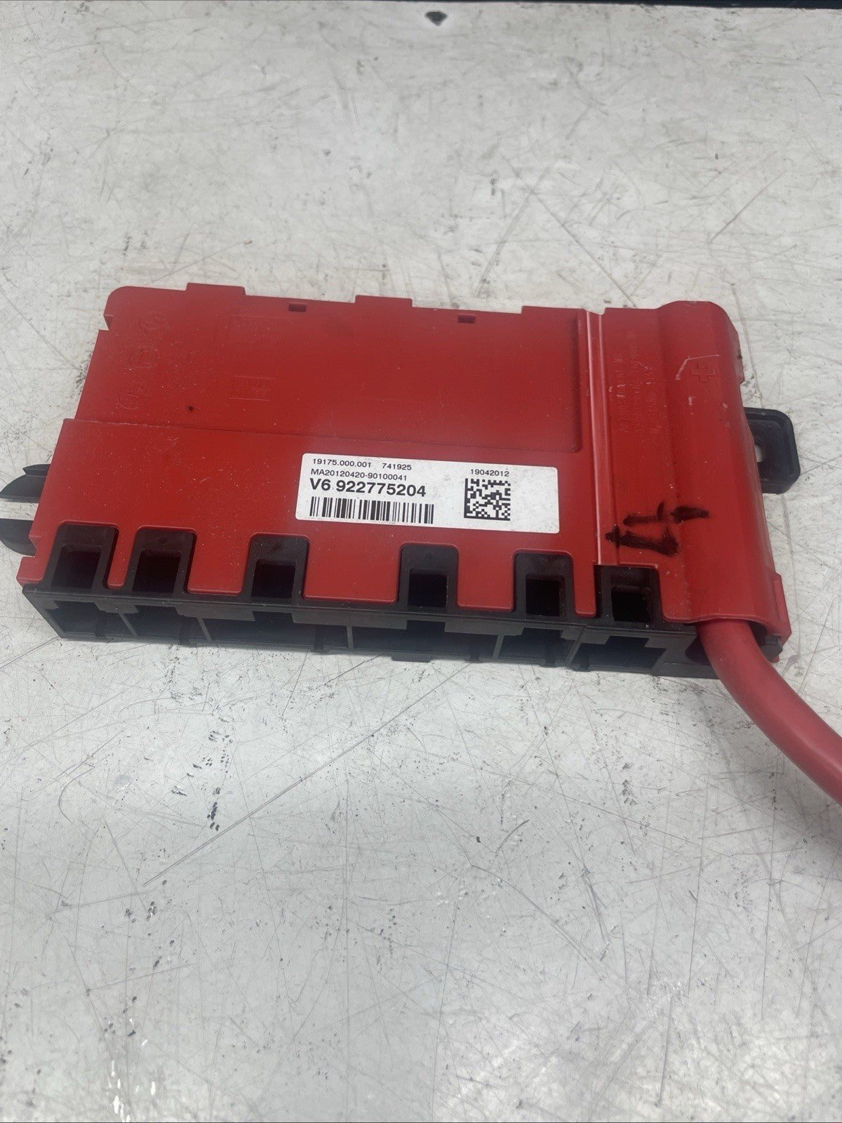 2013 BMW 1 SERIES F20 POWER DISTRIBUTION CONTROL & N CABLE 922775204 10304410