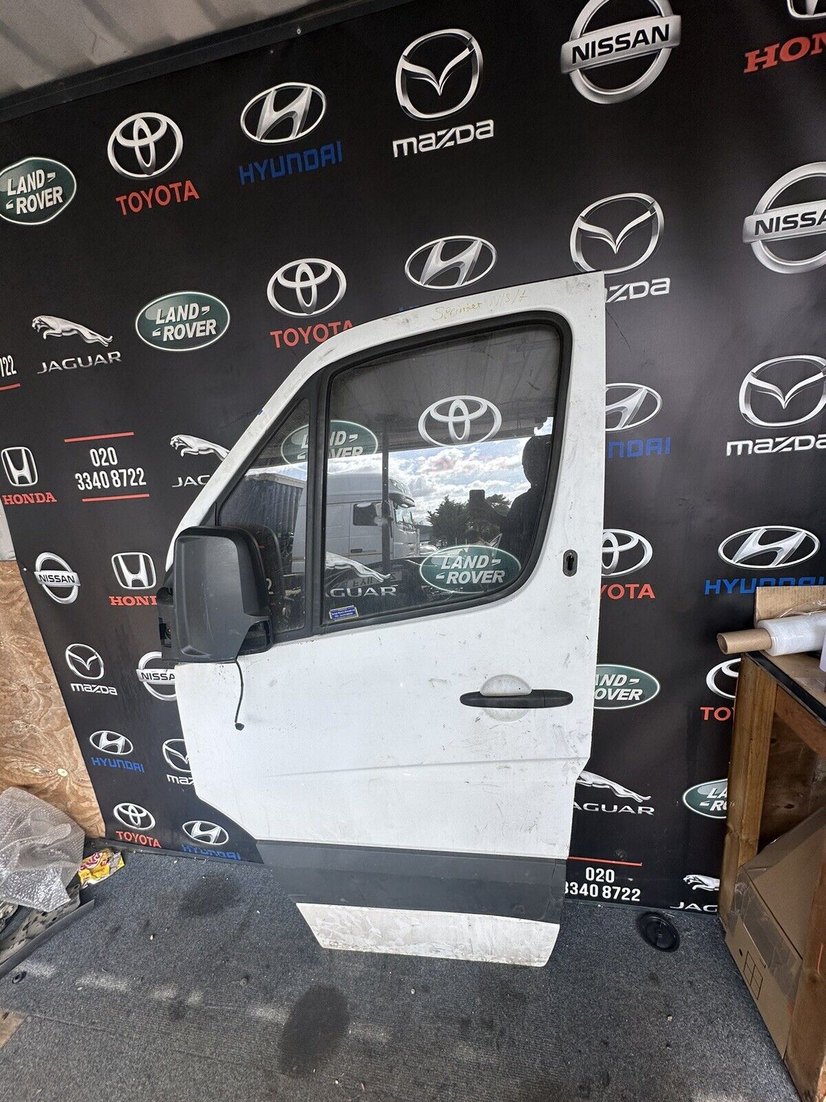 MERCEDES SPRINTER MK2 2010-2018 NSF DOOR BARE PASSENGER SIDE FRONT