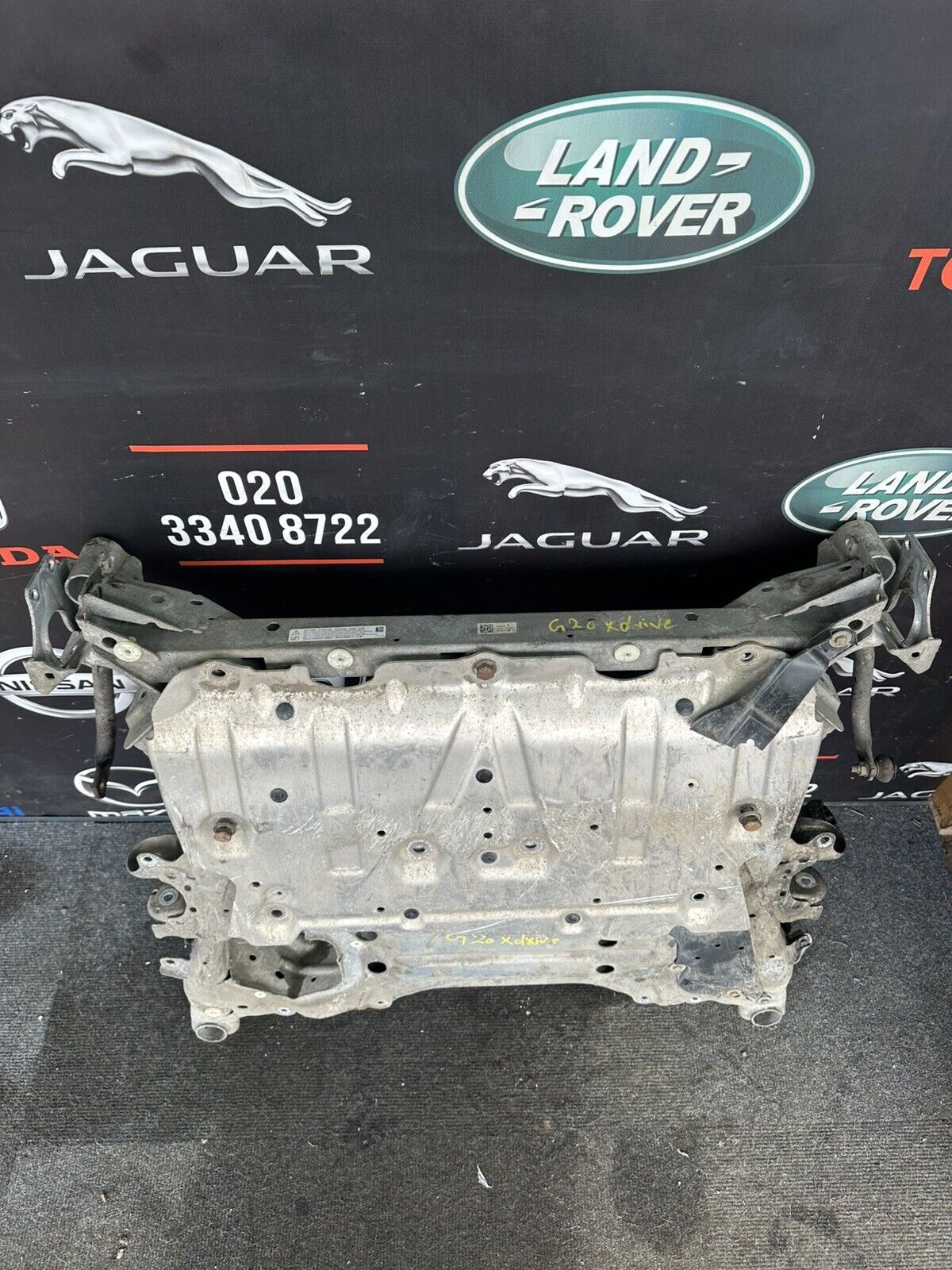 BMW G20 G21 G22 4x4 X-DRIVE FRONT AXLE BEAM CARRIER SUBFRAME SUSPENSION 6883293