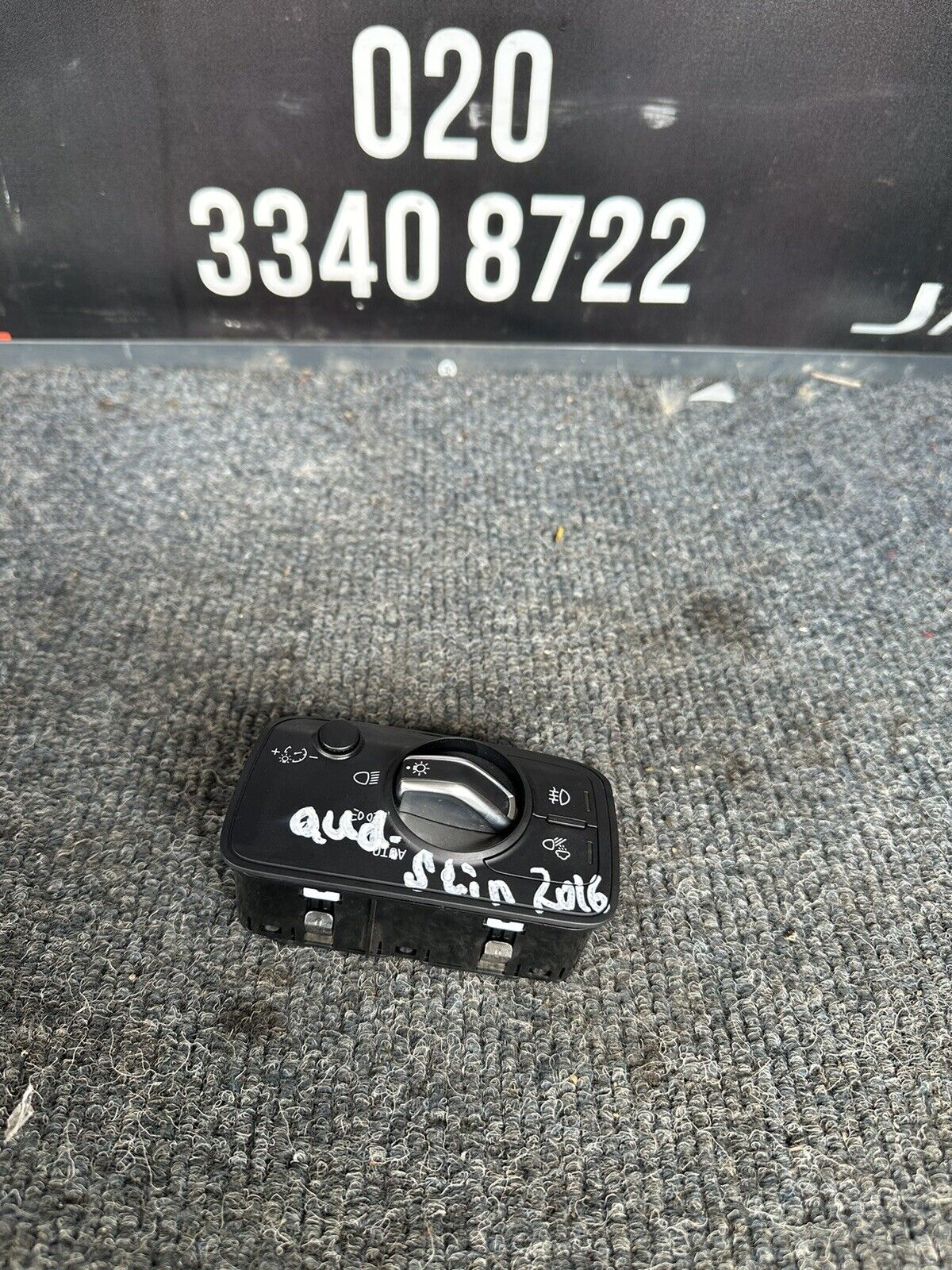 AUDI A3 8V MK3 2012-2016 HEADLIGHT FOG LIGHT CONTROL SWITCH