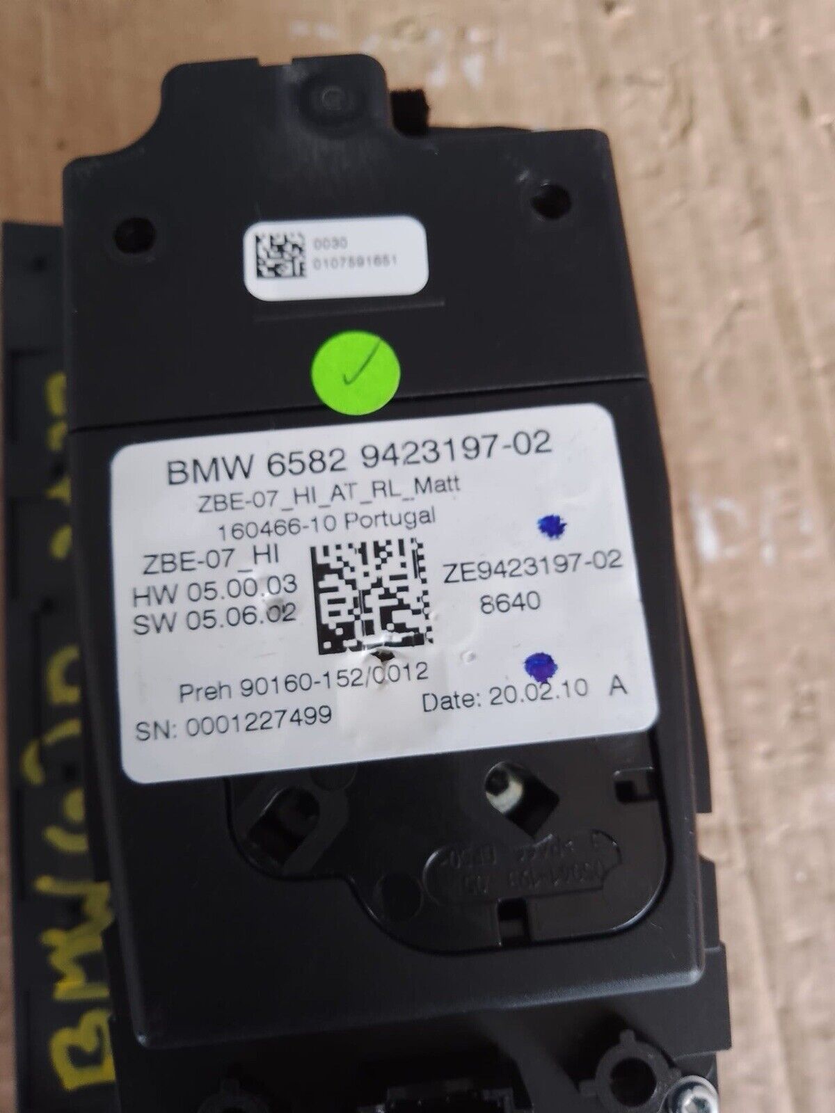 BMW 3 SERIES G20 G21 2022 SAT NAV iDRIVE CONTROLLER KNOB