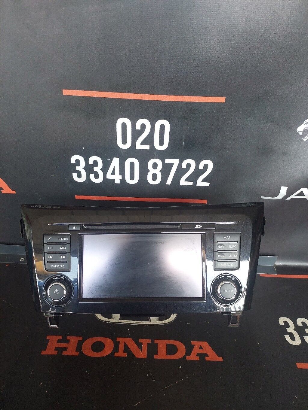 NISSAN QASHQAI SAT NAV STEREO HEAD UNIT DISPLAY 2018