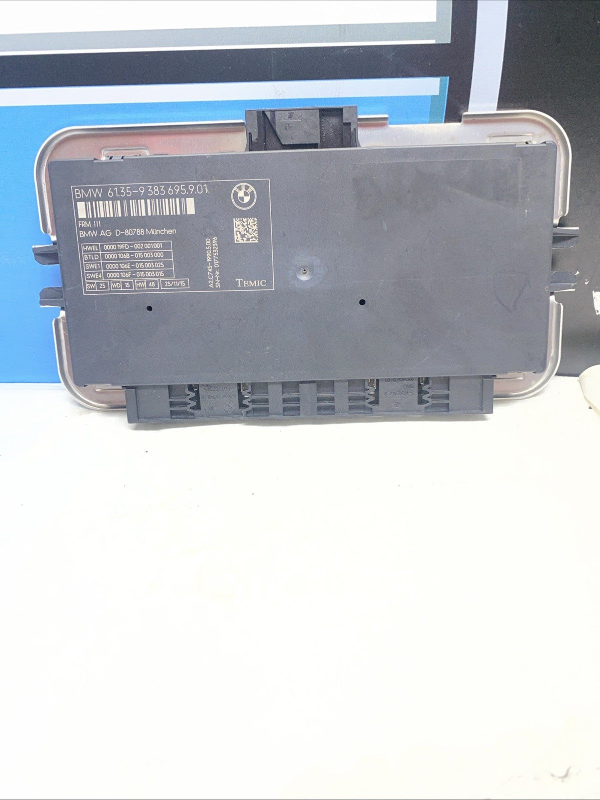 BMW FRM3 FRM3R REPAIR SERVICE E90 E70 E81 E84 E87 MINI Footwell Module Plug&Play