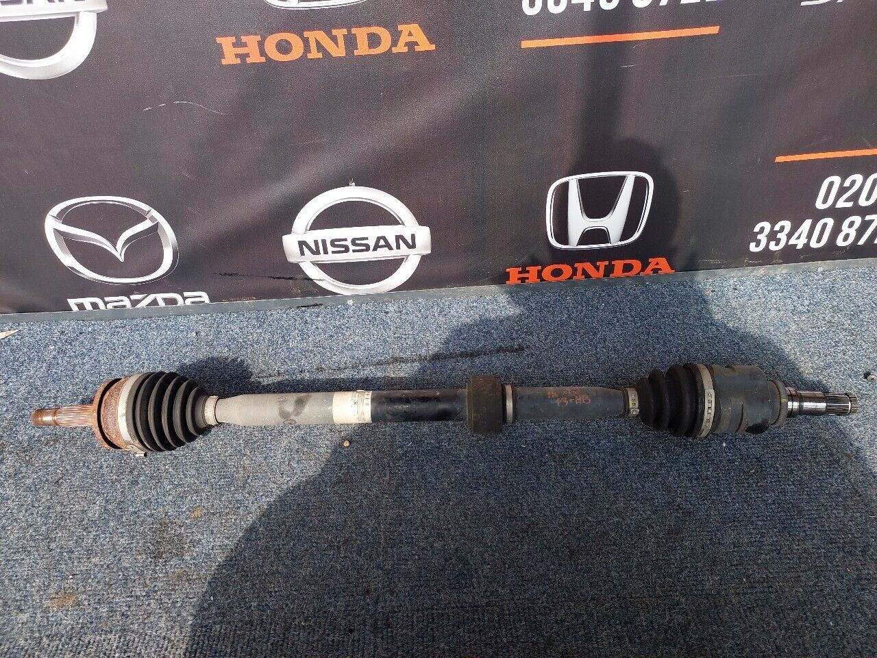 TOYOTA AURIS HATCHBACK O/S DRIVE SHAFT 2013 PETROL