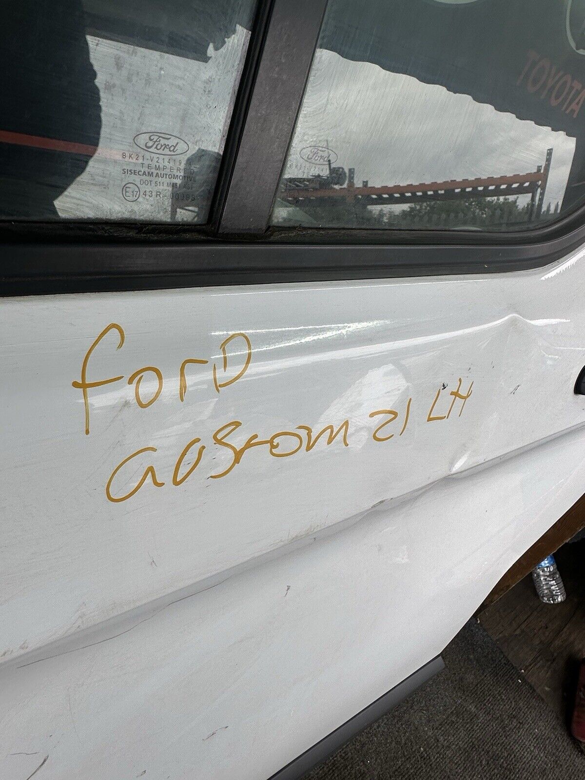 Ford Transit Custom Near Side Front Door 2.0TDCI 2021 (WHITE)