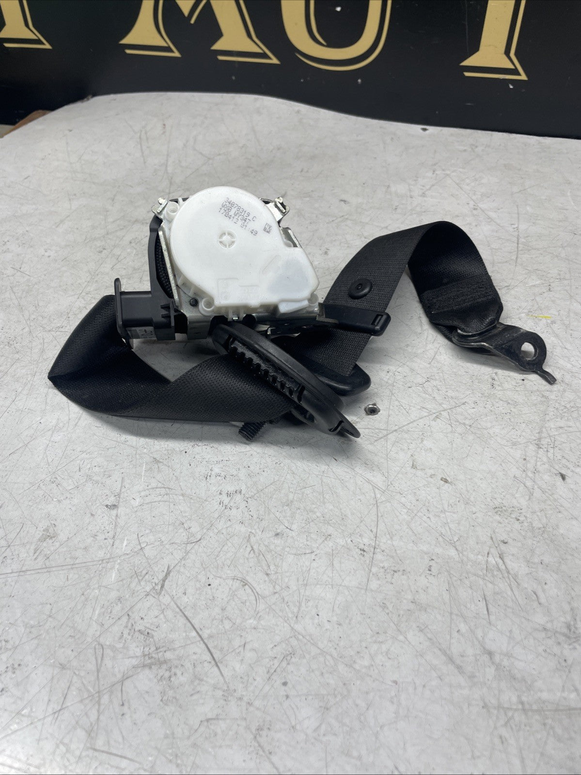 BMW 3 Series F30 2011-2015 Driver Side Front Seat Belt 34078319C