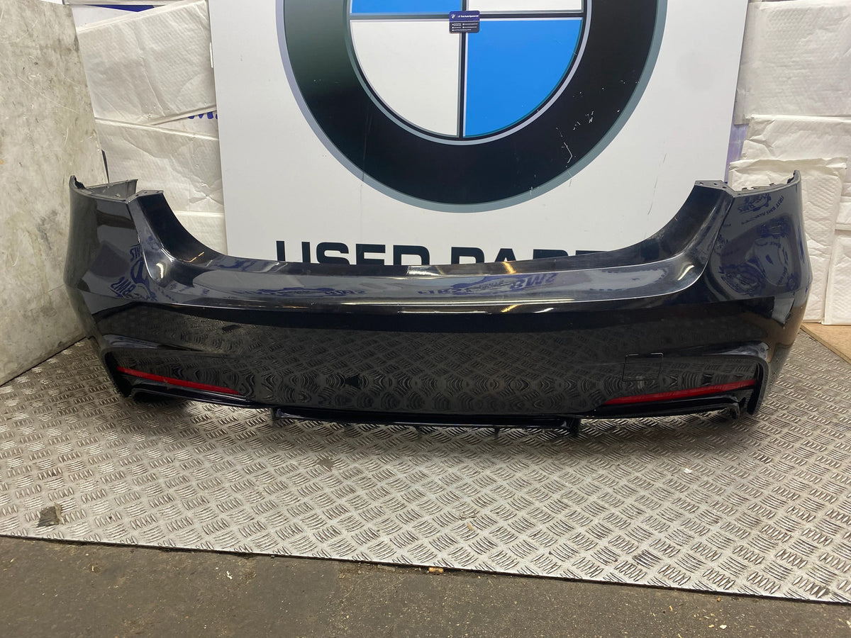 BMW 3 Series F30 Saloon Rear Bumper – 2015–2019 – Black