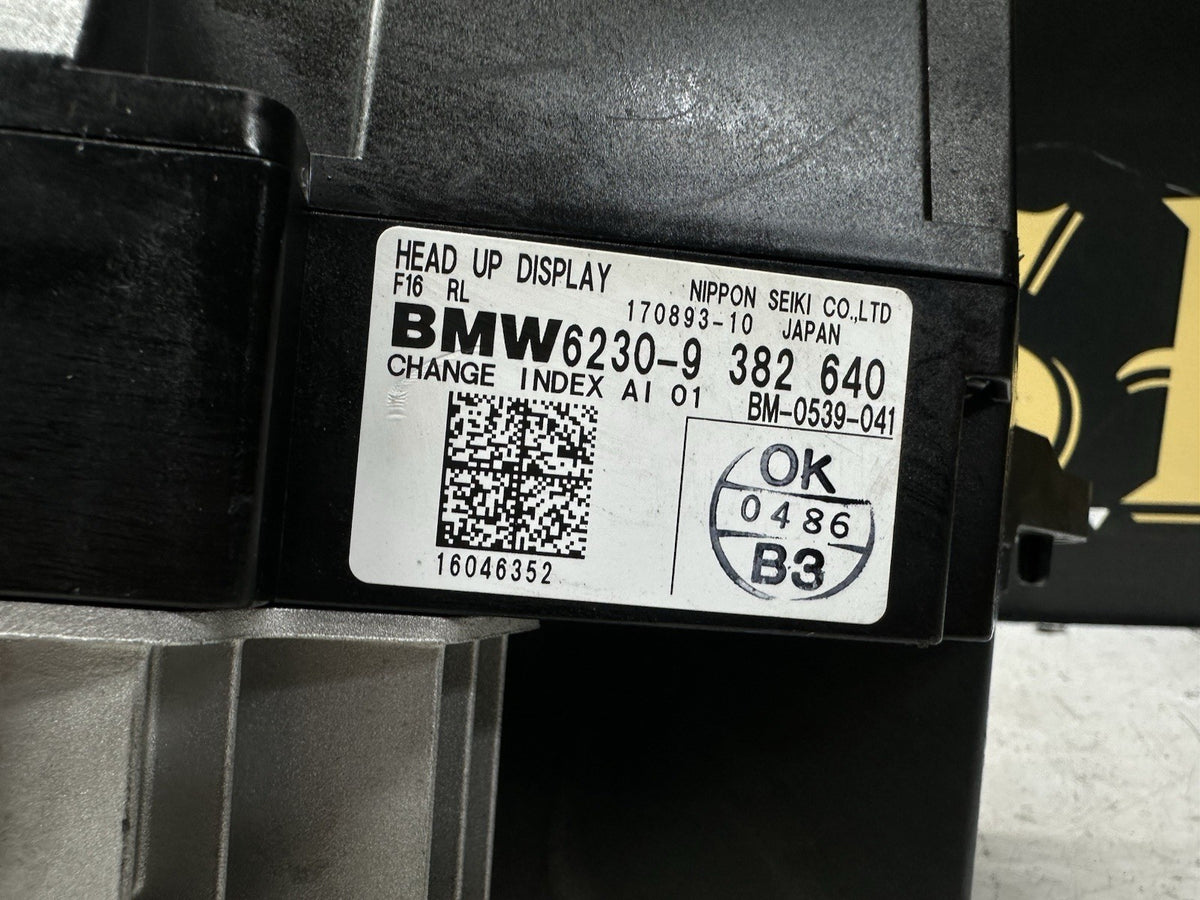2014-2019 BMW X6 F16 F86 Genuine RHD Head Up Display HUD Unit 62309382640