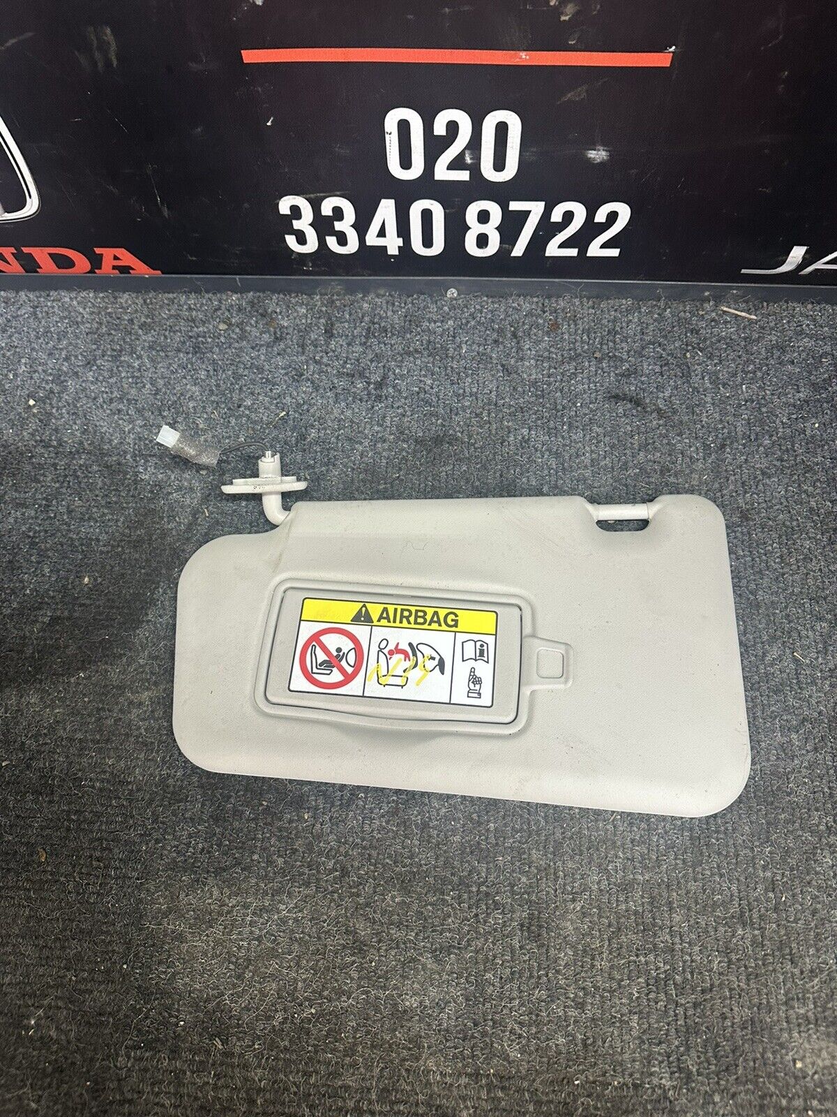 Nissan Leaf 2021 Mk2 Sun Visor Left Side