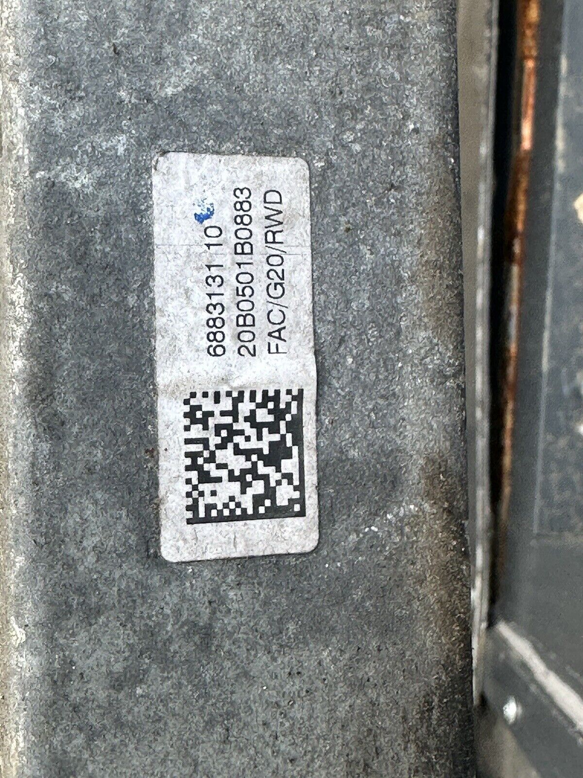 BMW 3 SERIES G20 M SPORT 330E FRONT AXLE SUBFRAME