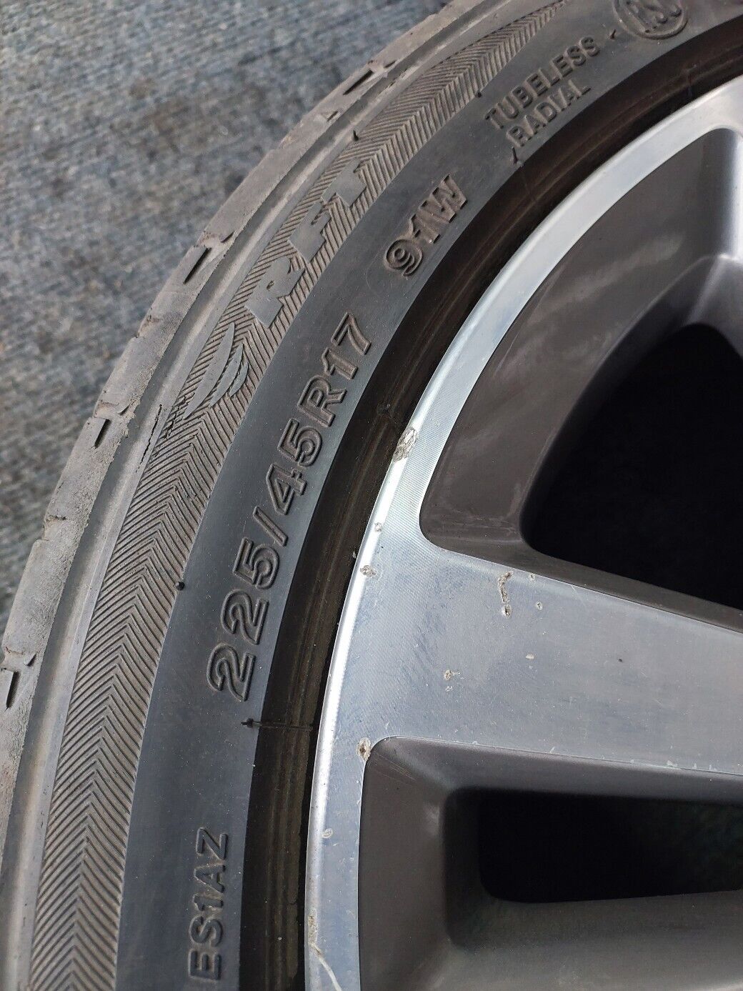 BMW F20 17" 4 SET WHEEL ALLOYS WITH TYRES 2017