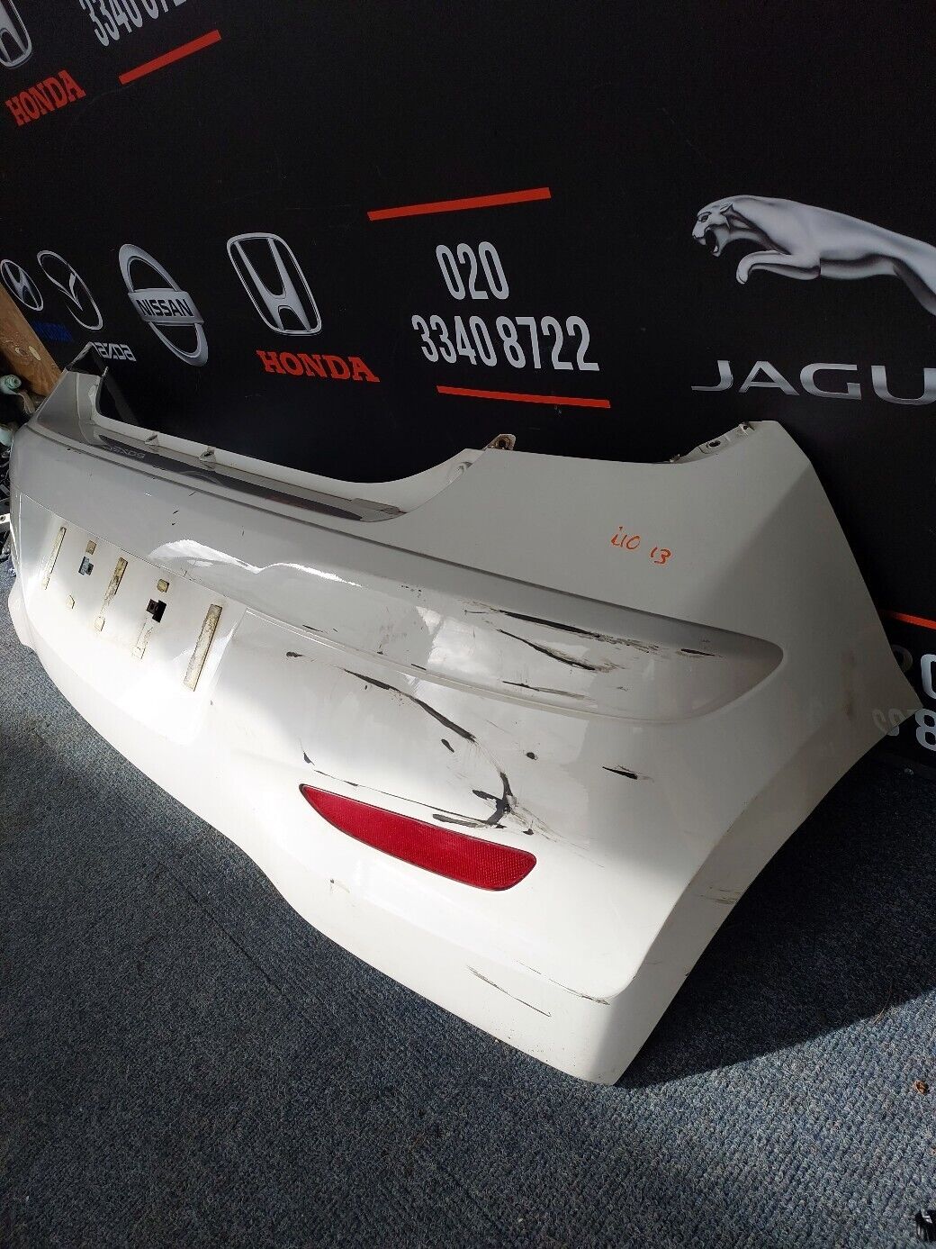 HYUNDAI i10 2013 REAR BUMPER