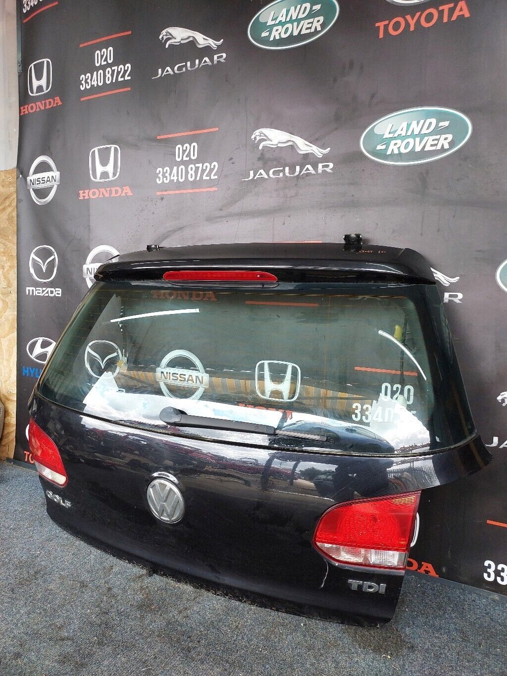 VOLKSWAGEN GOLF TAILGATE BOOTLID 2010