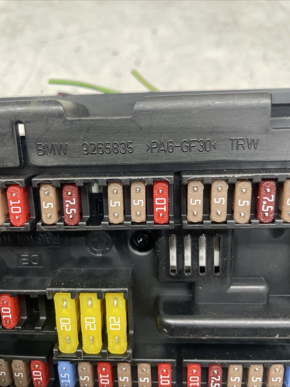 BMW X5 X6 Fuse Relay Box F15 F16 9360371 9265835