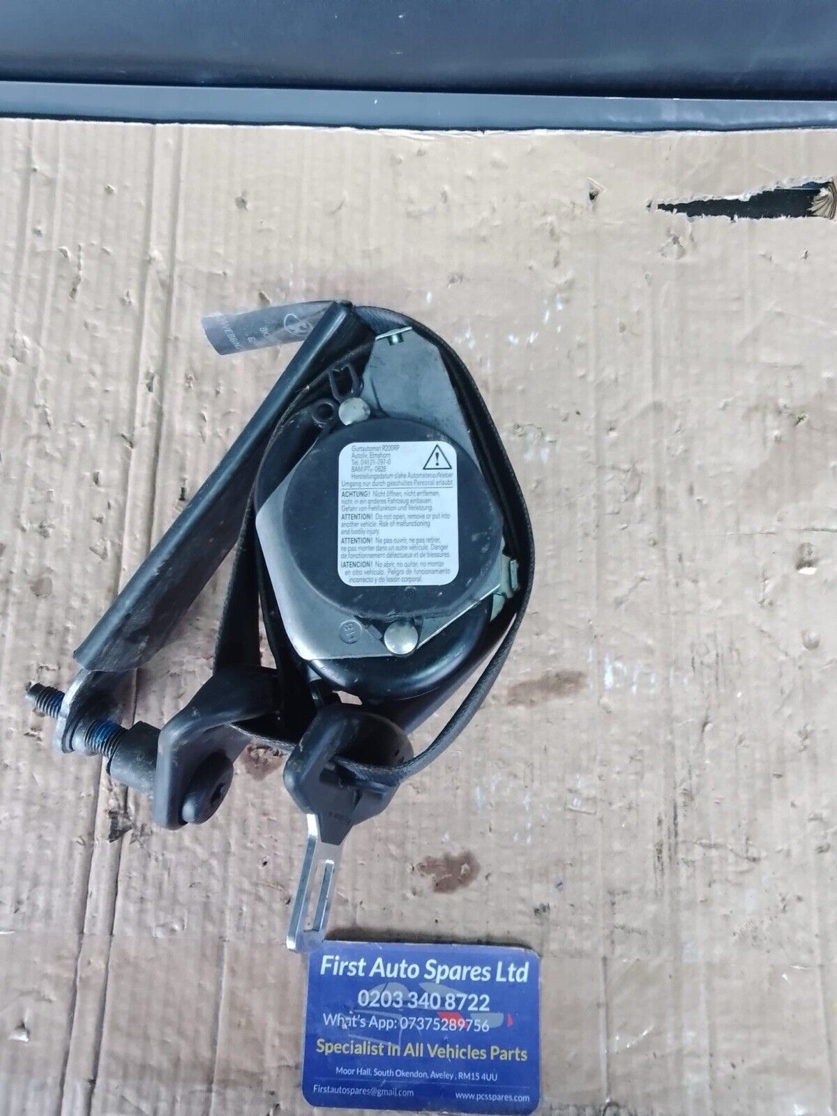 FORD TRANSIT Seat Belt Mk8 Left/Right Front - 2014-2018