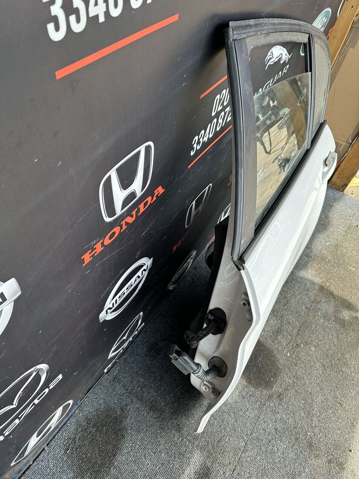 BMW 1 Series Door Shell Left Rear 2012 F20 116D Sports NSR Door WHITE