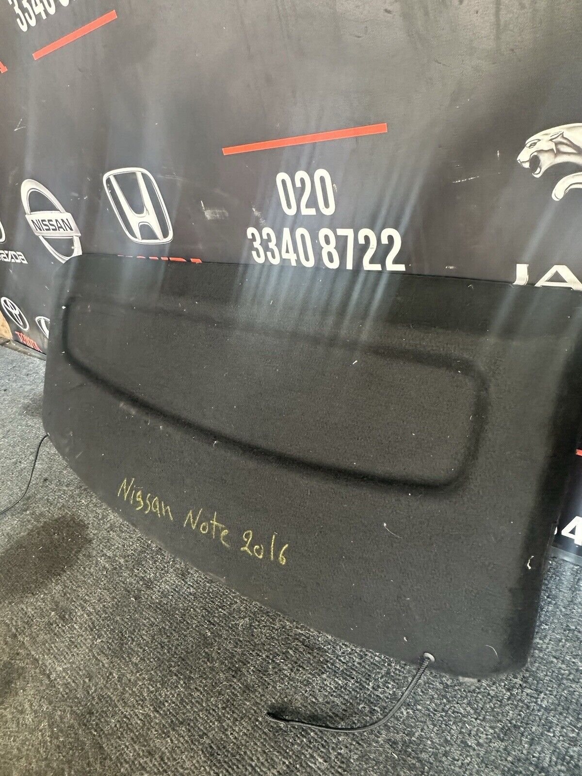 NISSAN NOTE 2016 REAR PARCEL SHELF