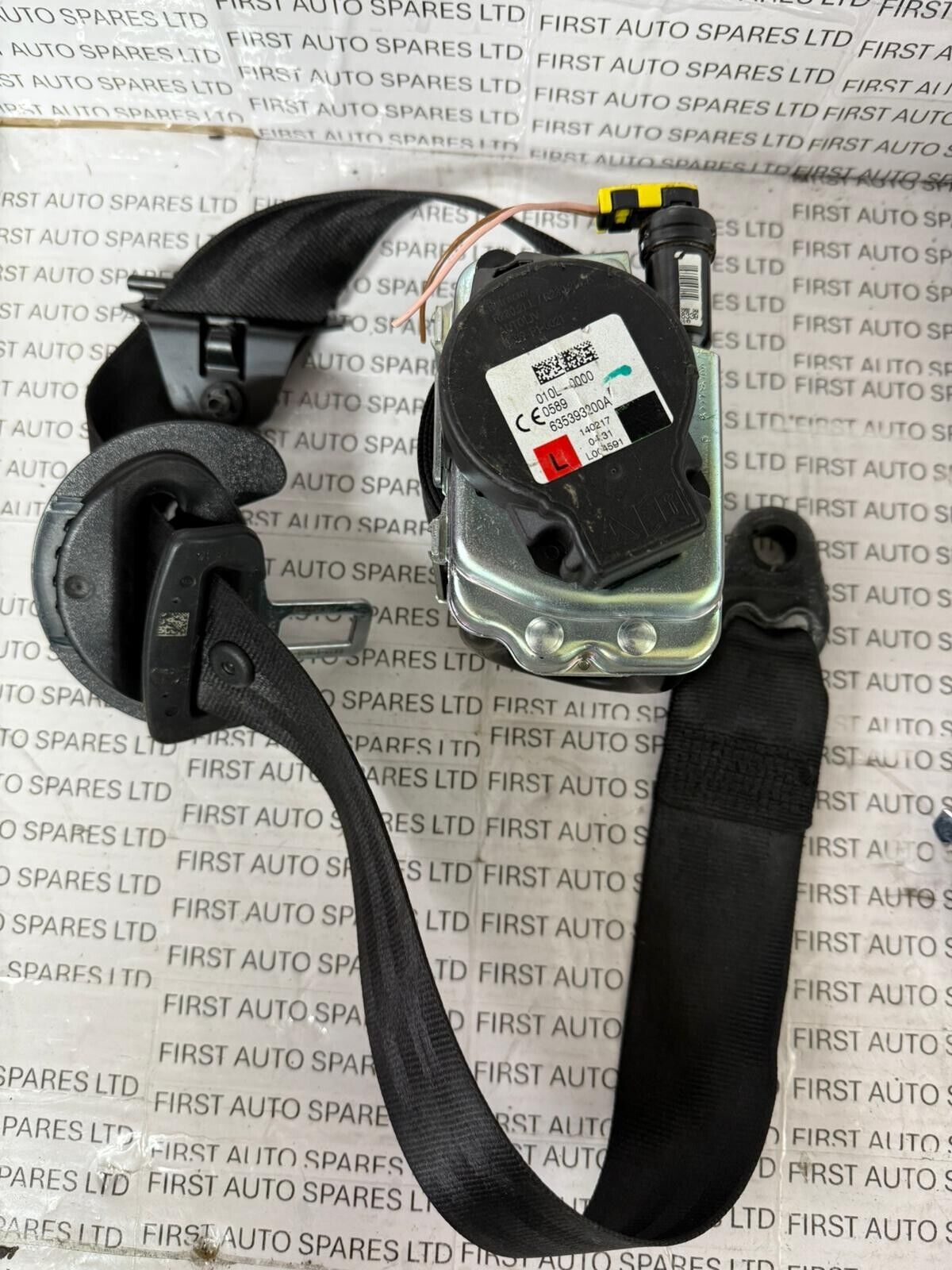 JAGUAR XE SPORT 2017 PASSENGER FRONT LEFT SEAT BELT 635393200A