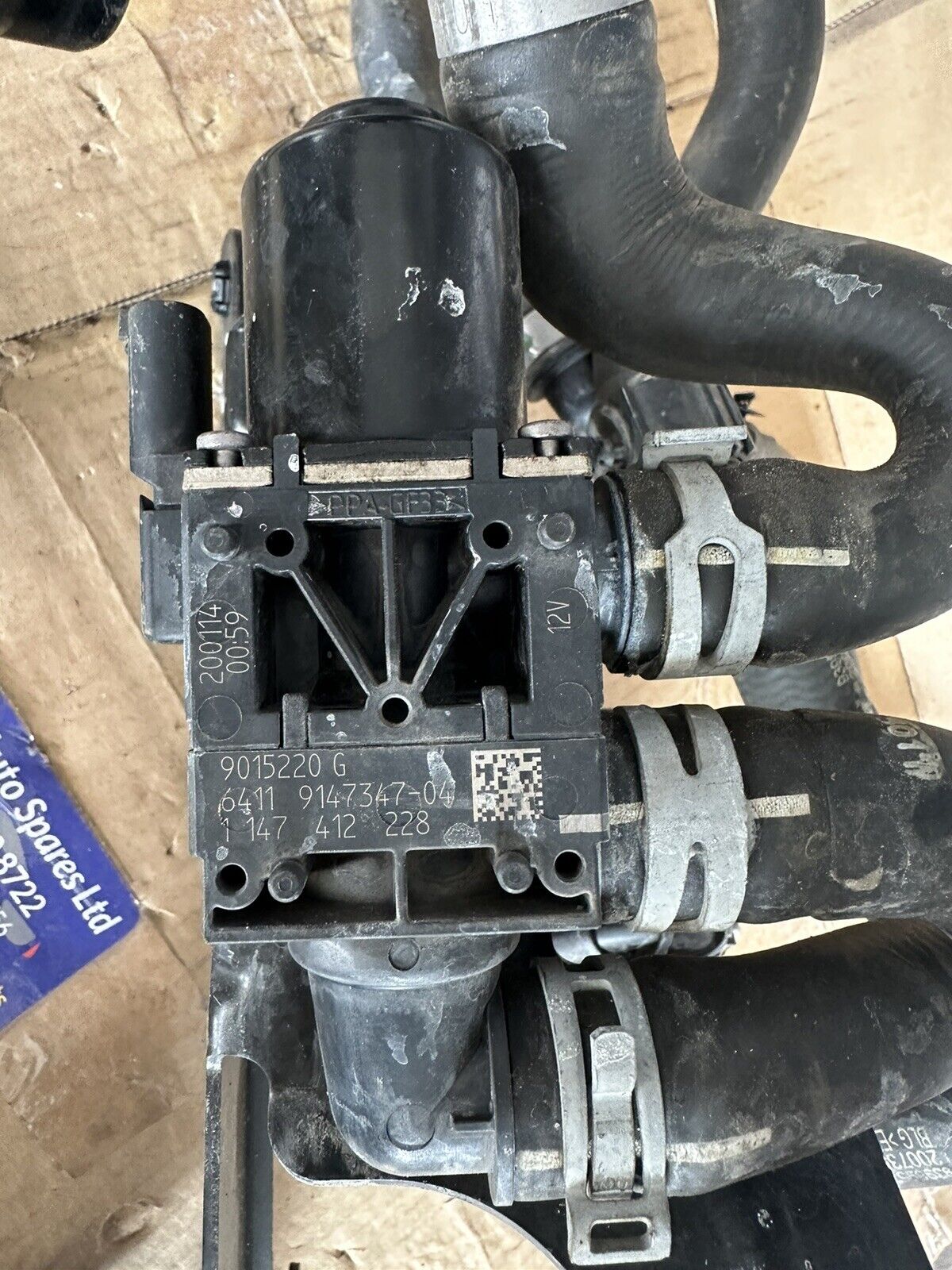 BMW SERIE G20 330E Cooling Changeover Valve Part No 9015220 G With Hoses Pipes