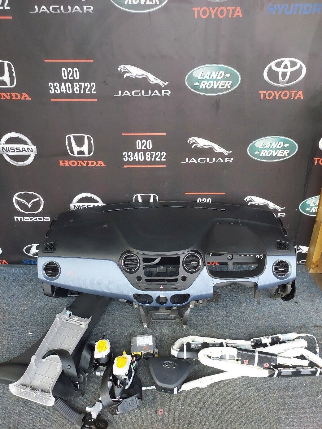 HYUNDAI i10 2016 COMPLETE DASHBOARD SEATBELT & AIRBAG KIT