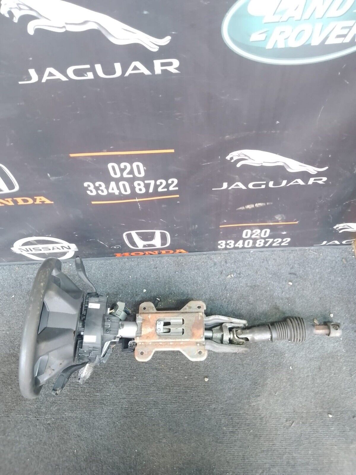 Mk8 Ford Transit Steering Column With Wheel, Stalks, Squib, Barrel