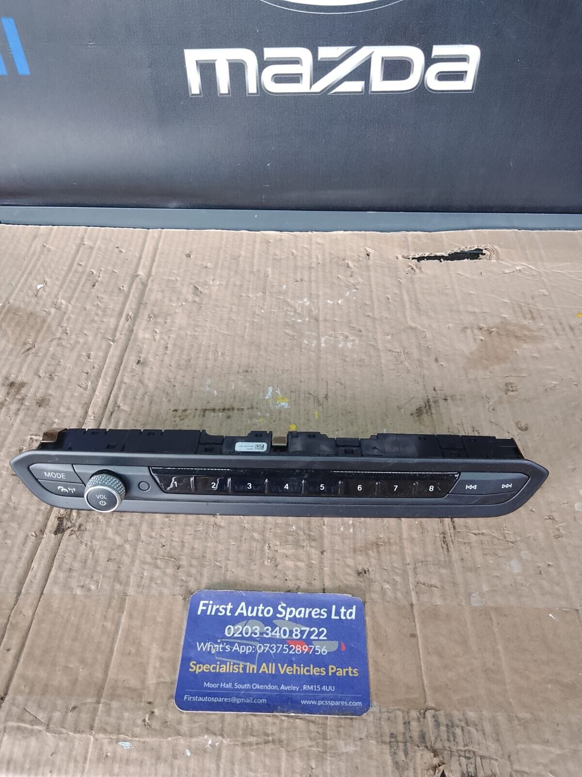 2020 BMW 330e SERIES G20 RADIO CD CONTROL PANEL 7949453-04
