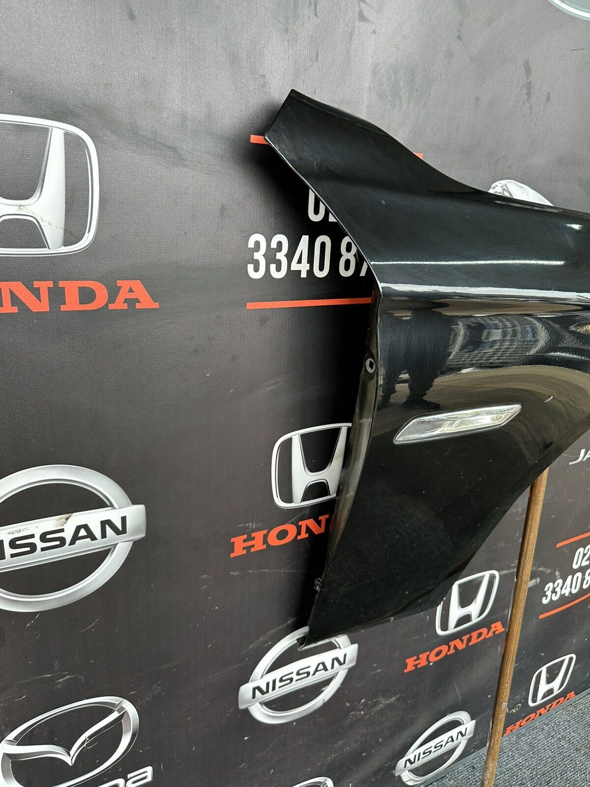 FRONT WING RH BMW 5 SERIES MK6 FL (F10) 13-17 BLACK DRIVERS FRONT OSF