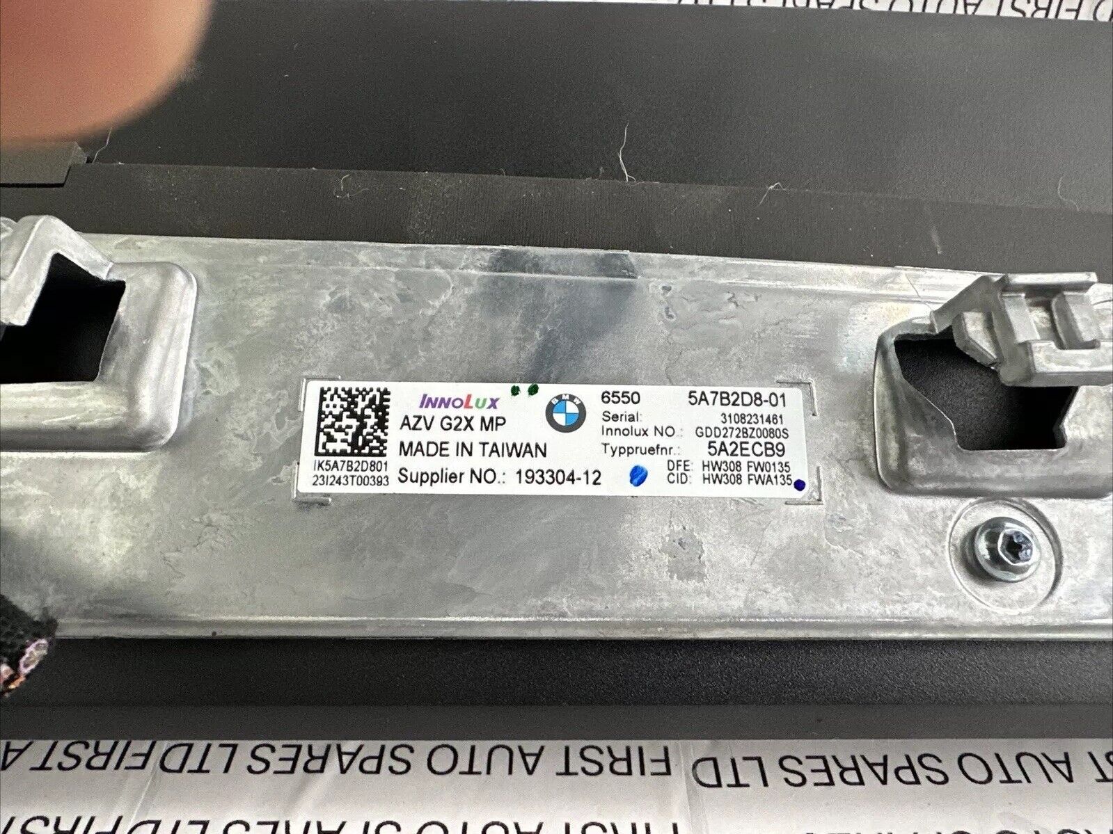 BMW G20 G21 LCI G28 G26 G80 i4 5A7B2D8 Display Cluster Widescreen