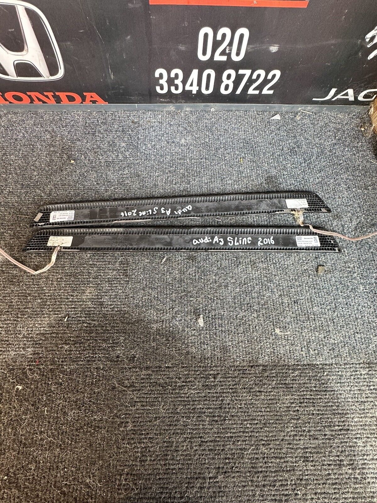 AUDI A3 S3 8V 2016 -2019 Passenger Side Door Sill Light Strip S-line