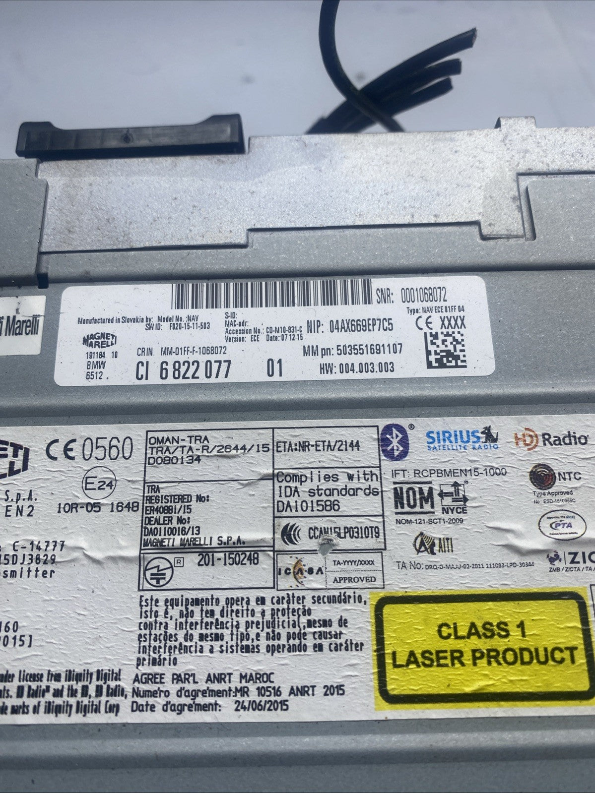 BMW 3 4 SERIES F30 F31 F32 F33 F34 F36 IDRIVE 5 MULTIMEDIA KIT 6822077 9322120