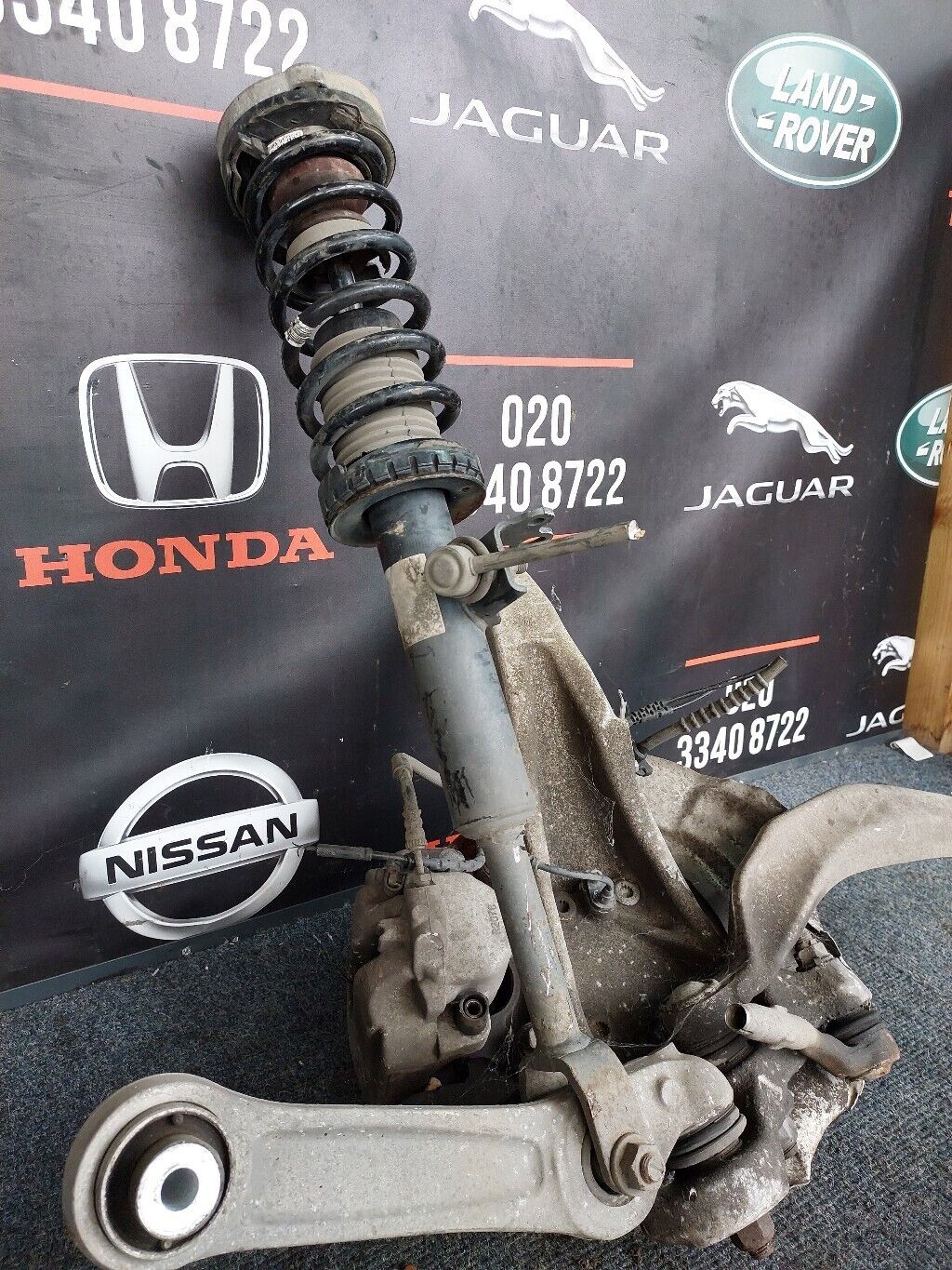 BMW 5 SERIES F10 2012 N/S FRONT SUSPENSION LEG COMPLETE LH