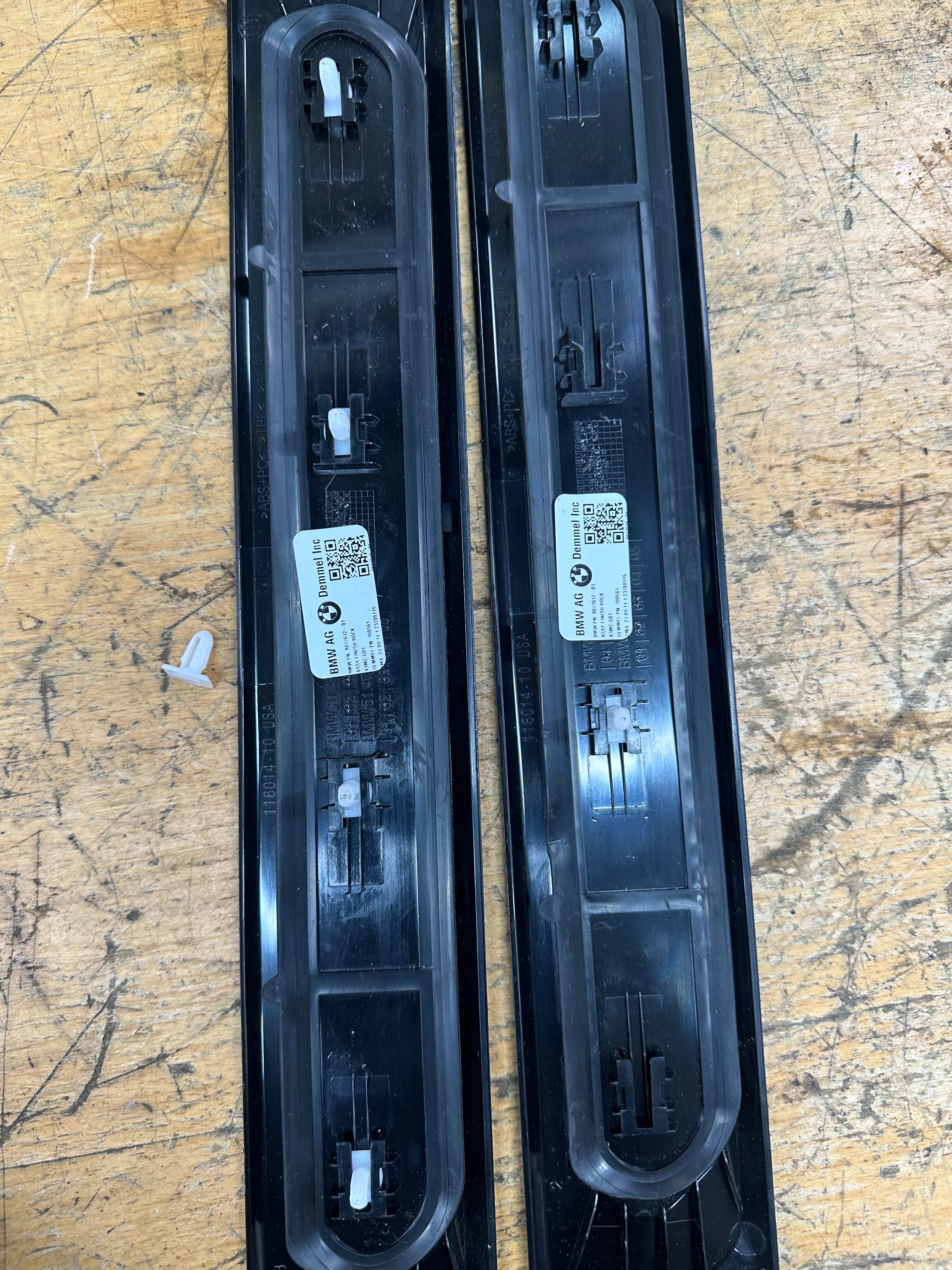 BMW X3 Series M Competition F97/G01 Front Door Sill Trims Set (8077612)