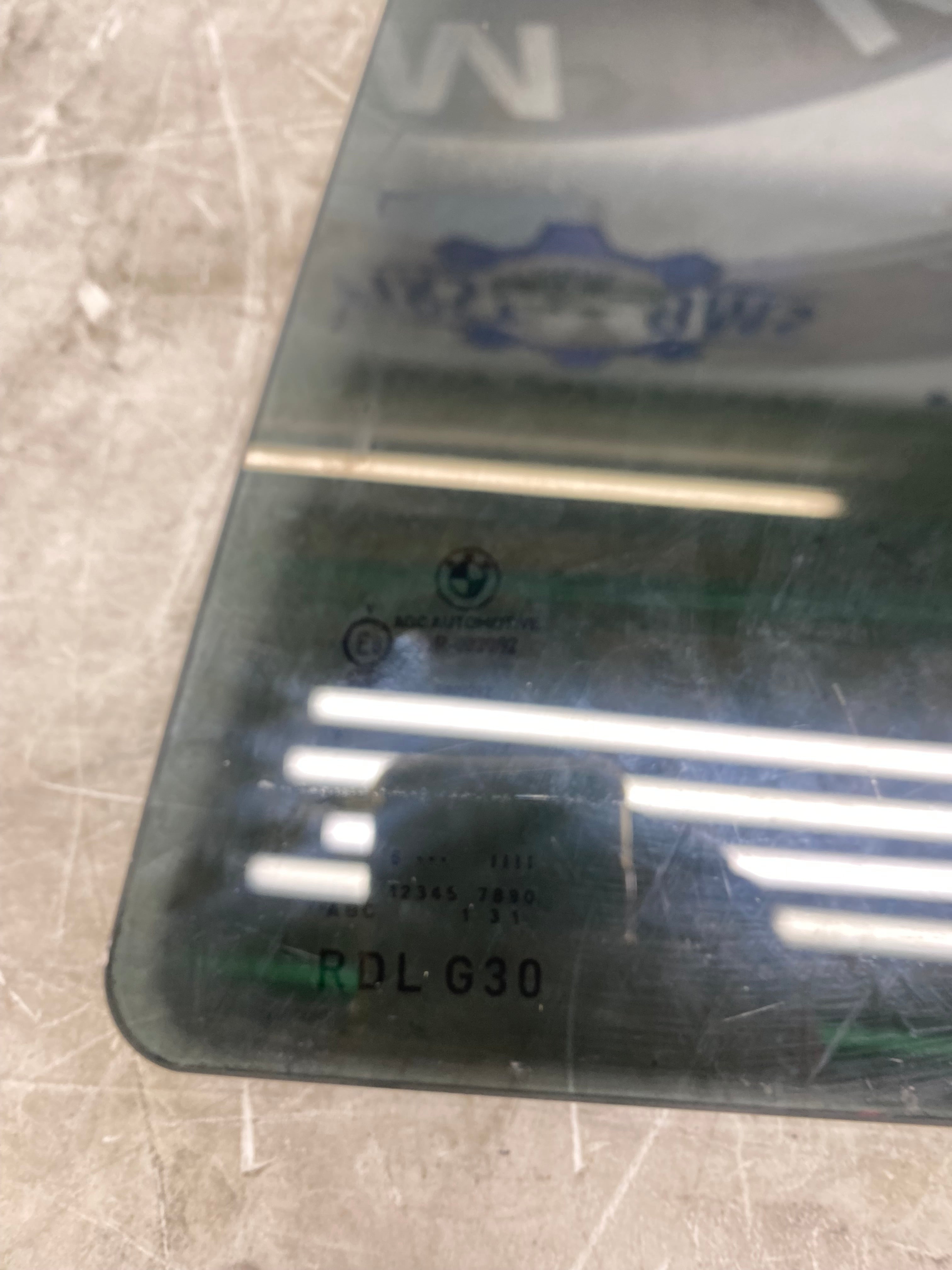 BMW 5 Series G30 Rear Passenger Side Window Glass – 2017–2023