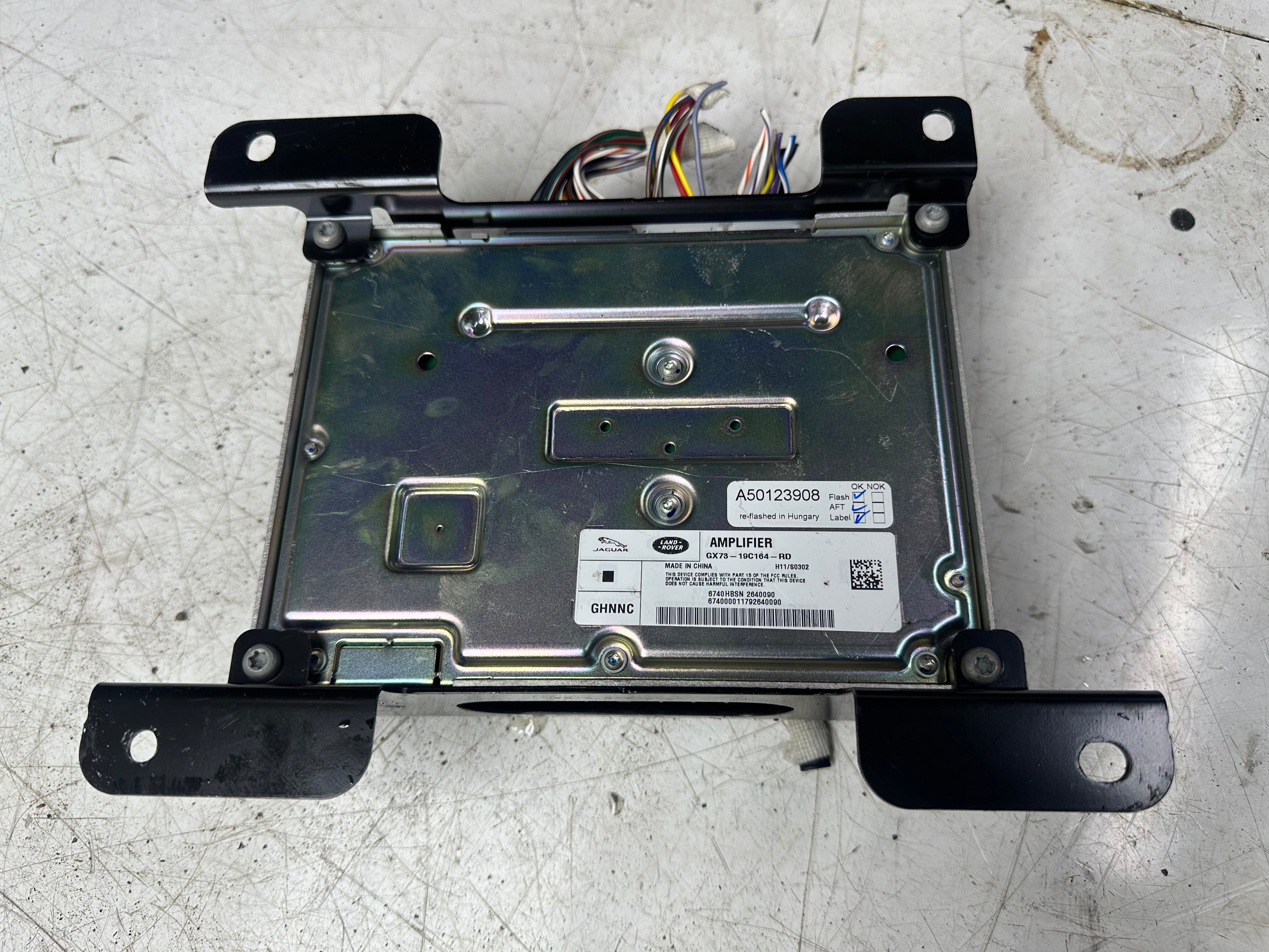 Jaguar XF 2018 Audio Sound System Amplifier AMP (GX73-19C164-RD)