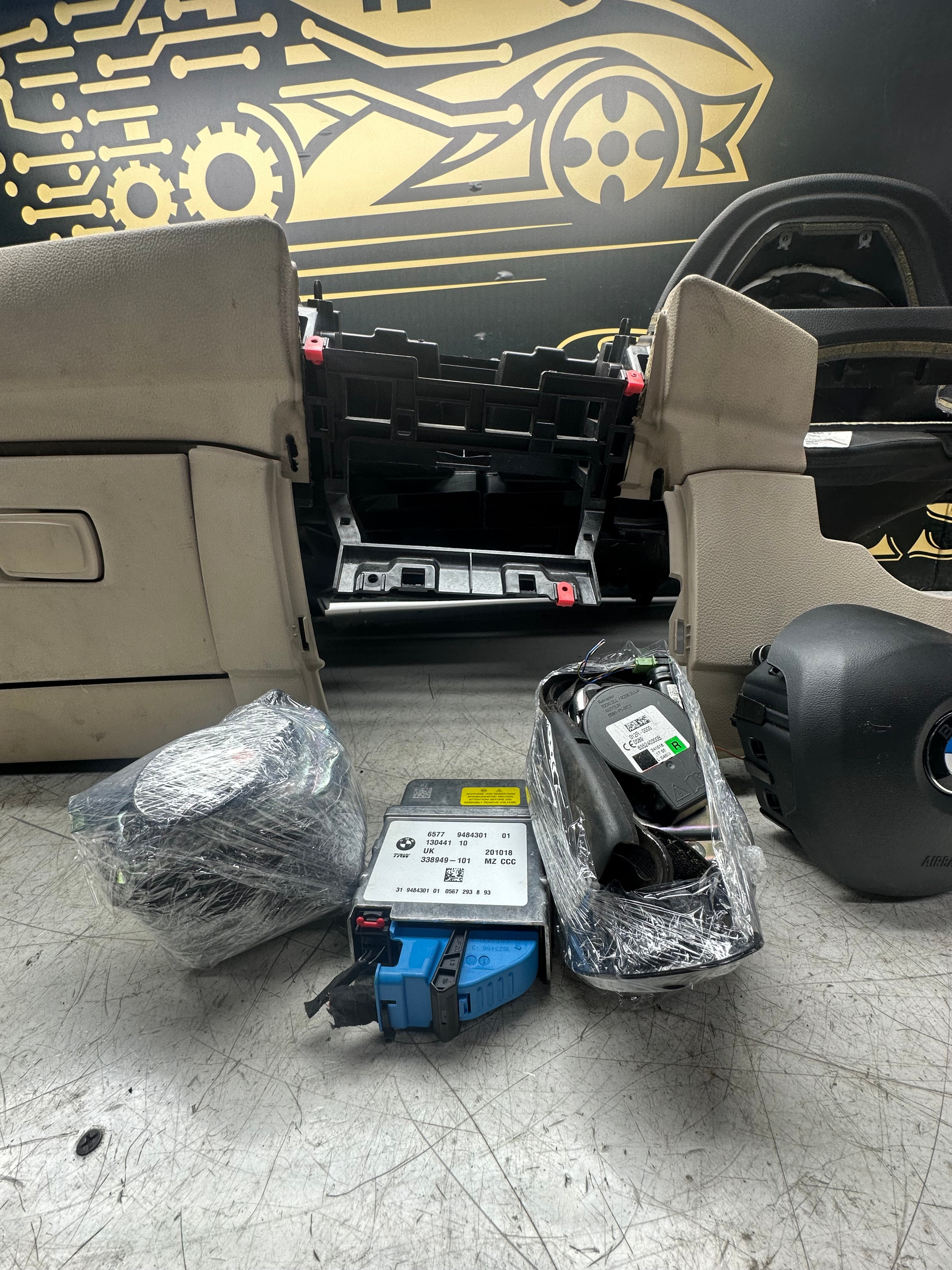 BMW 2 Series Complete Dashboard with Airbag Kit – 2014–2021