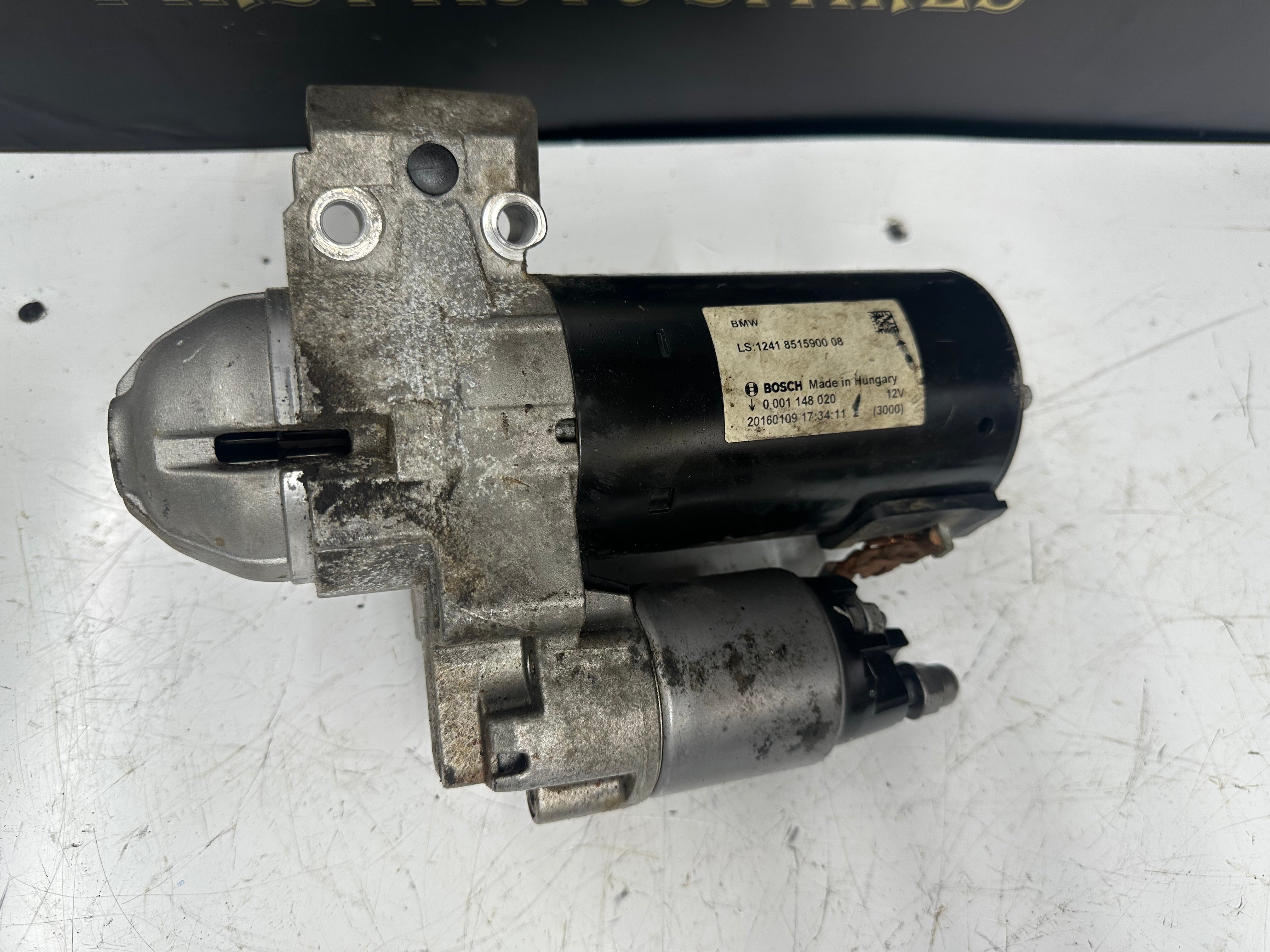 BMW X5 F15 F85 2013-18 BOSCH Starter Motor (1241 8515900 08 / 0001148020)