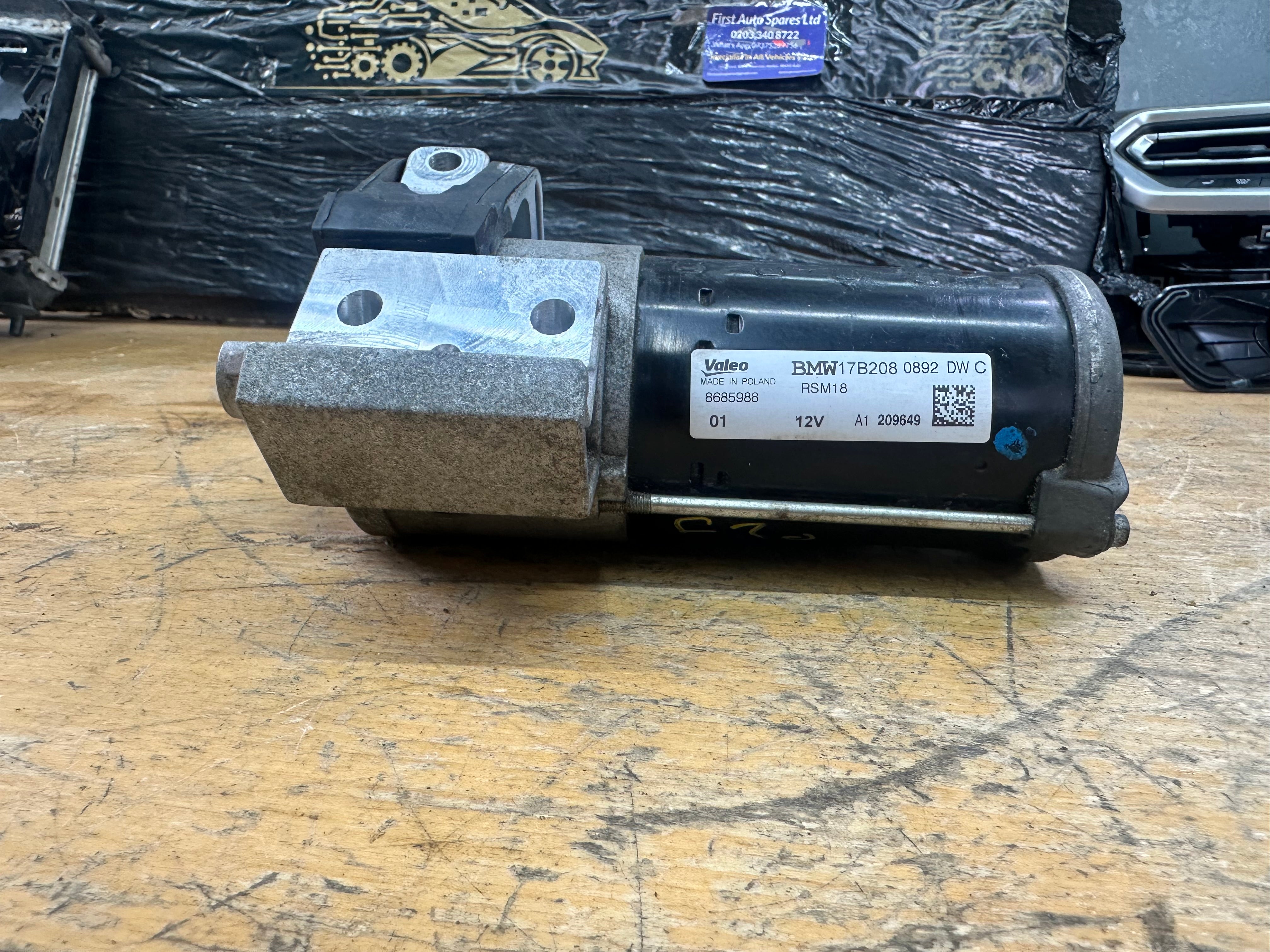 BMW 3 330e 2012-2015 F30 F31 Series Electric Starter Motor Petrol Hybrid (8685988)