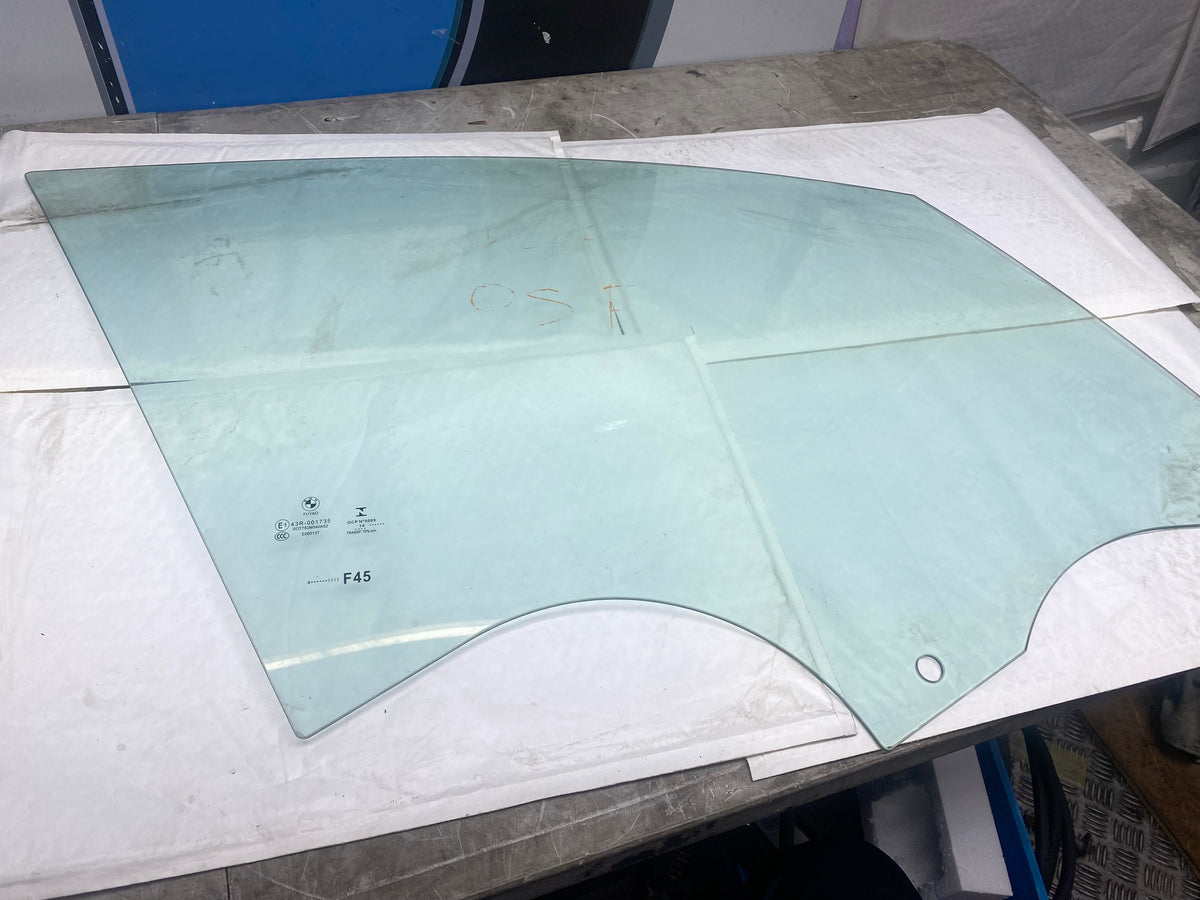 BMW F45 Front Driver Side Window Glass – 2014–2021