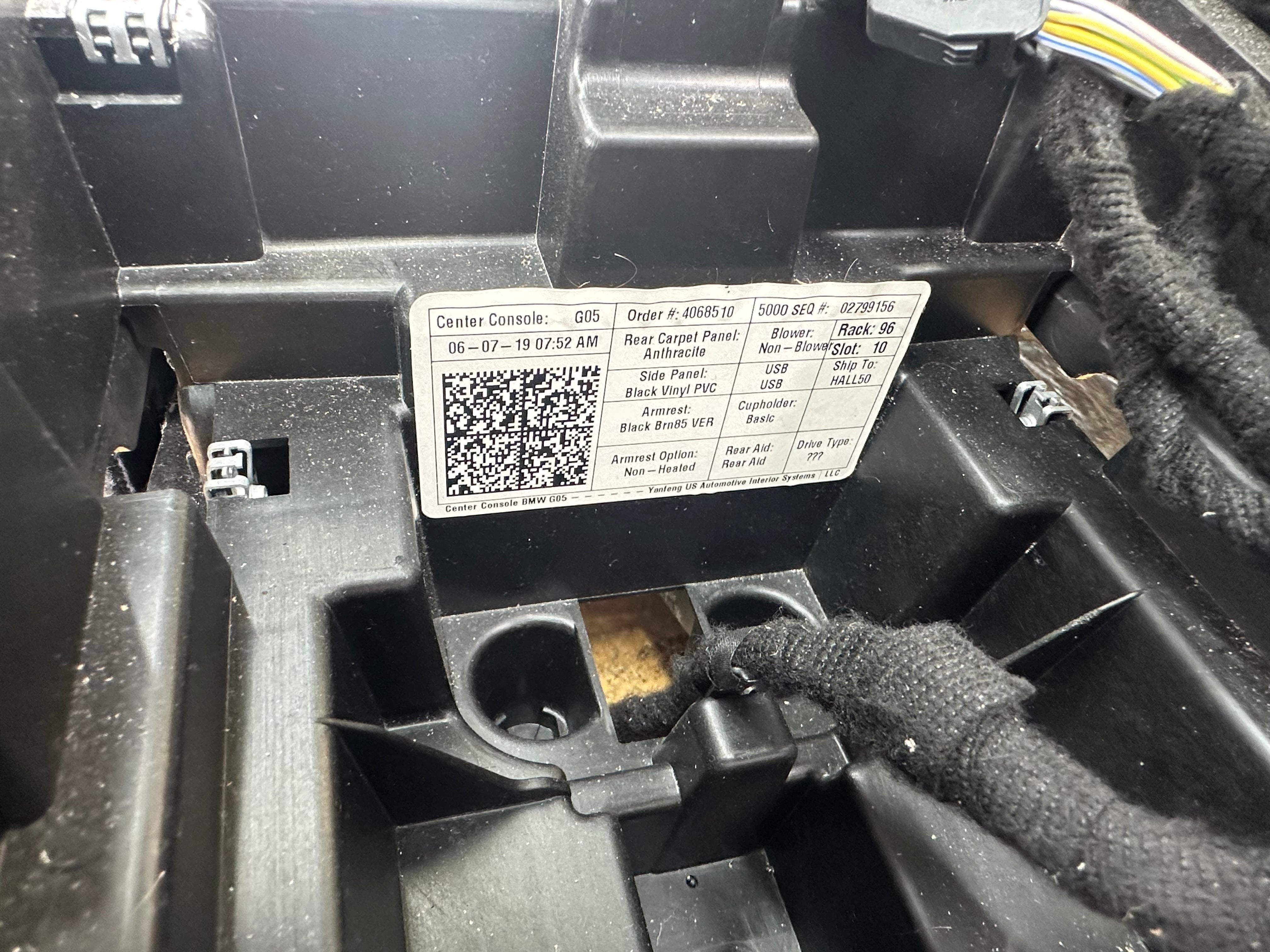 BMW X5 G05 2019 Center Console (939987309) (6521913785449) (9399726)